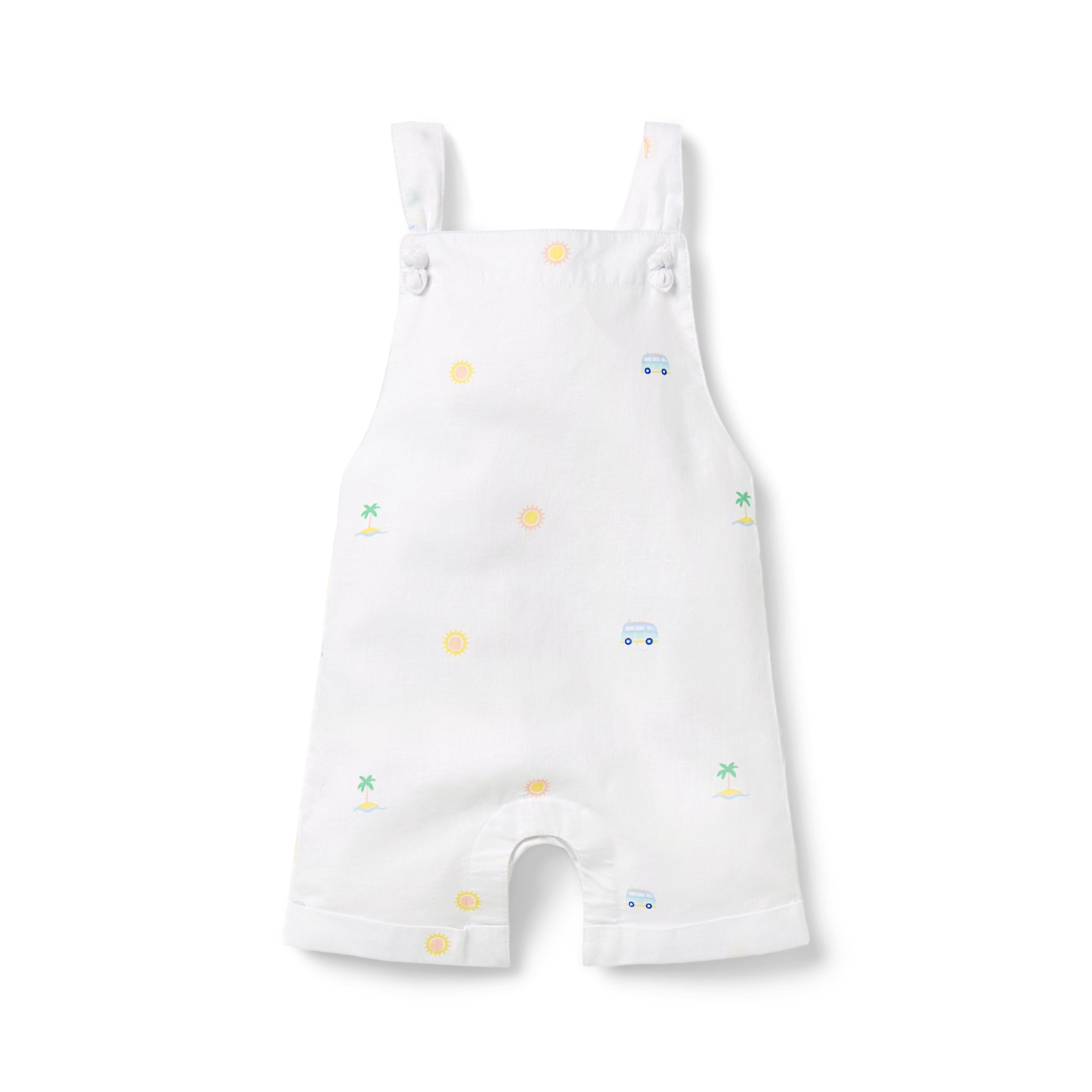 Baby Beach Icon Linen-Cotton Overall