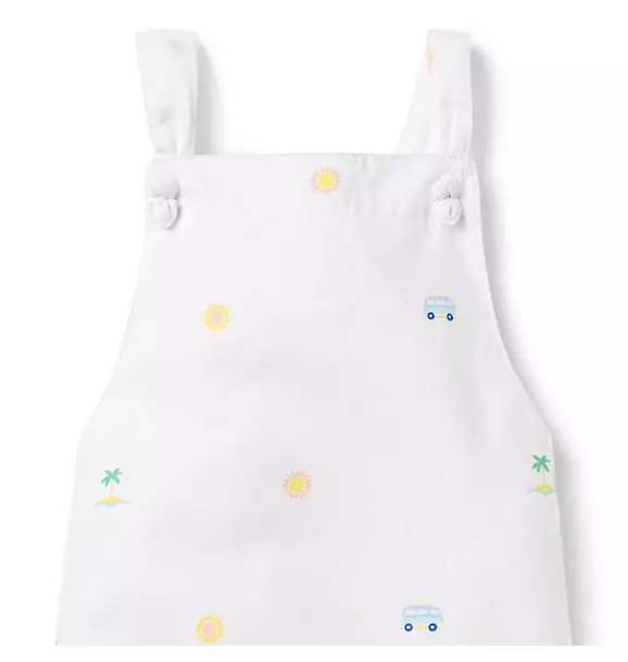 Baby Beach Icon Linen-Cotton Overall image number 2