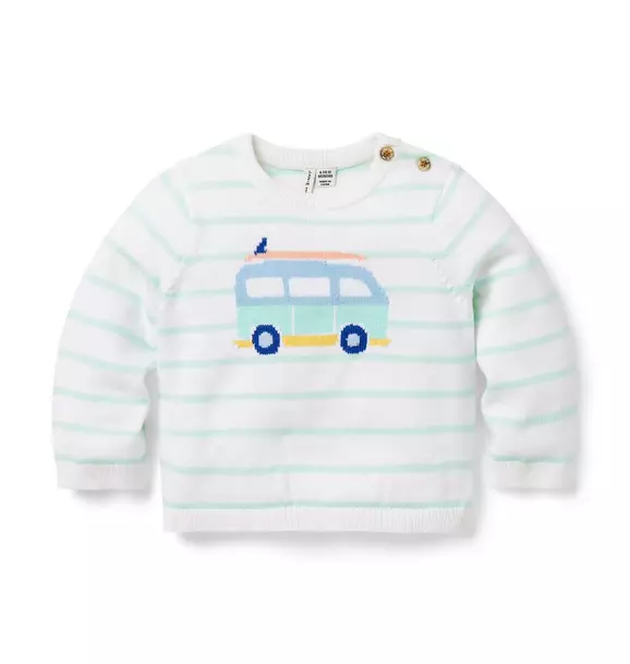 Baby Striped Surf Sweater image number 0