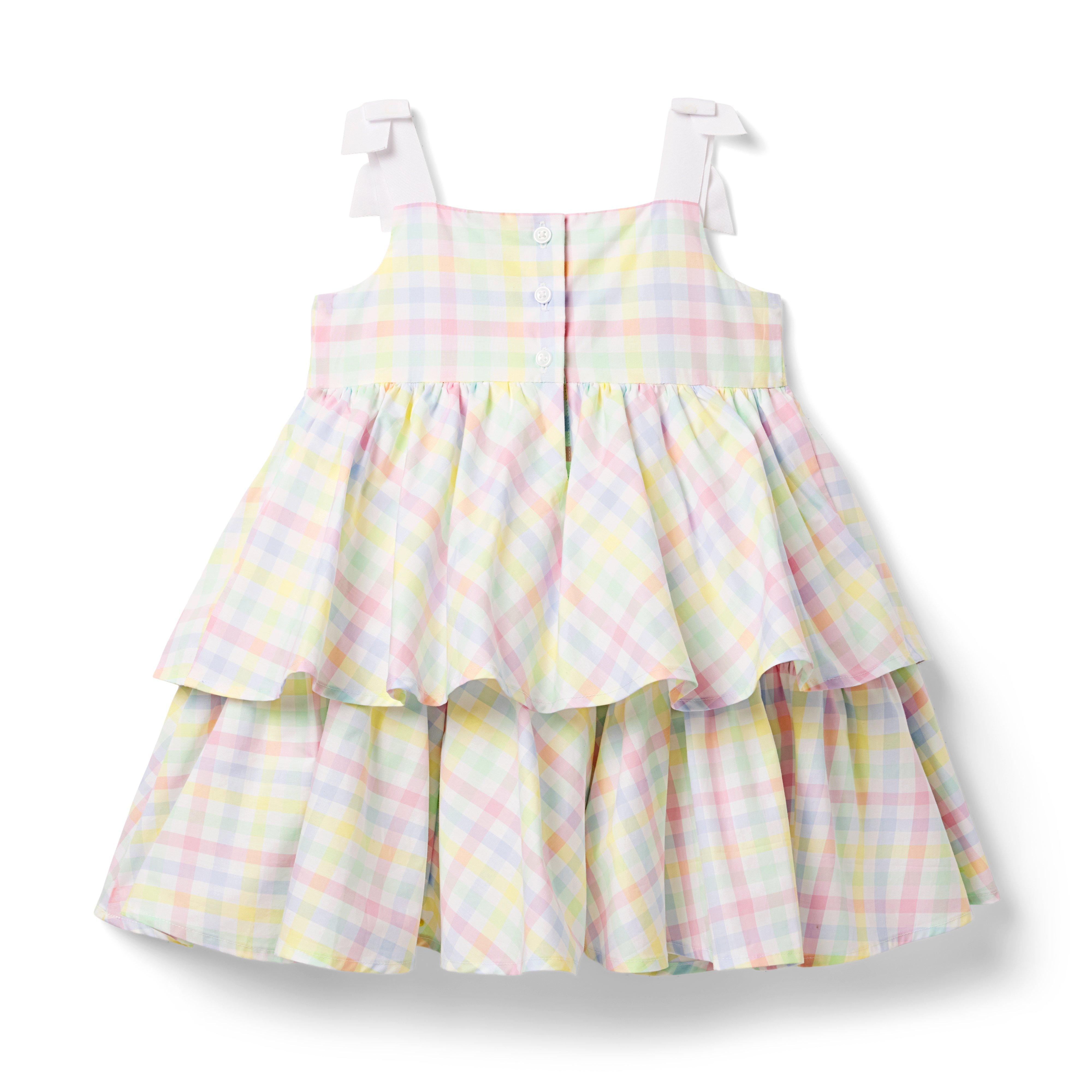 Neutral Spring Gingham Dress – Five Foot Feminine