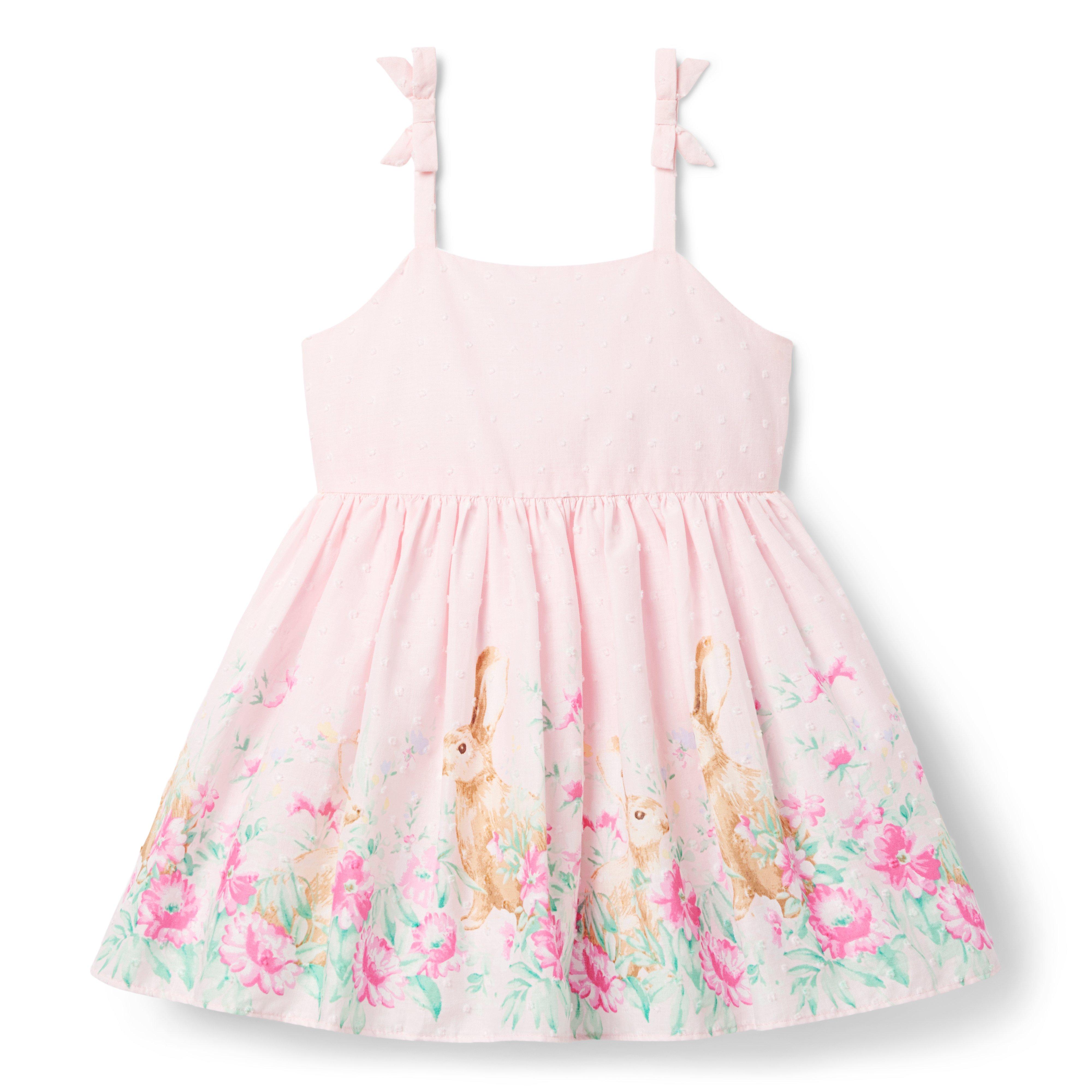 Girl Bunny Pink The Bunny Garden Dress by Janie and Jack