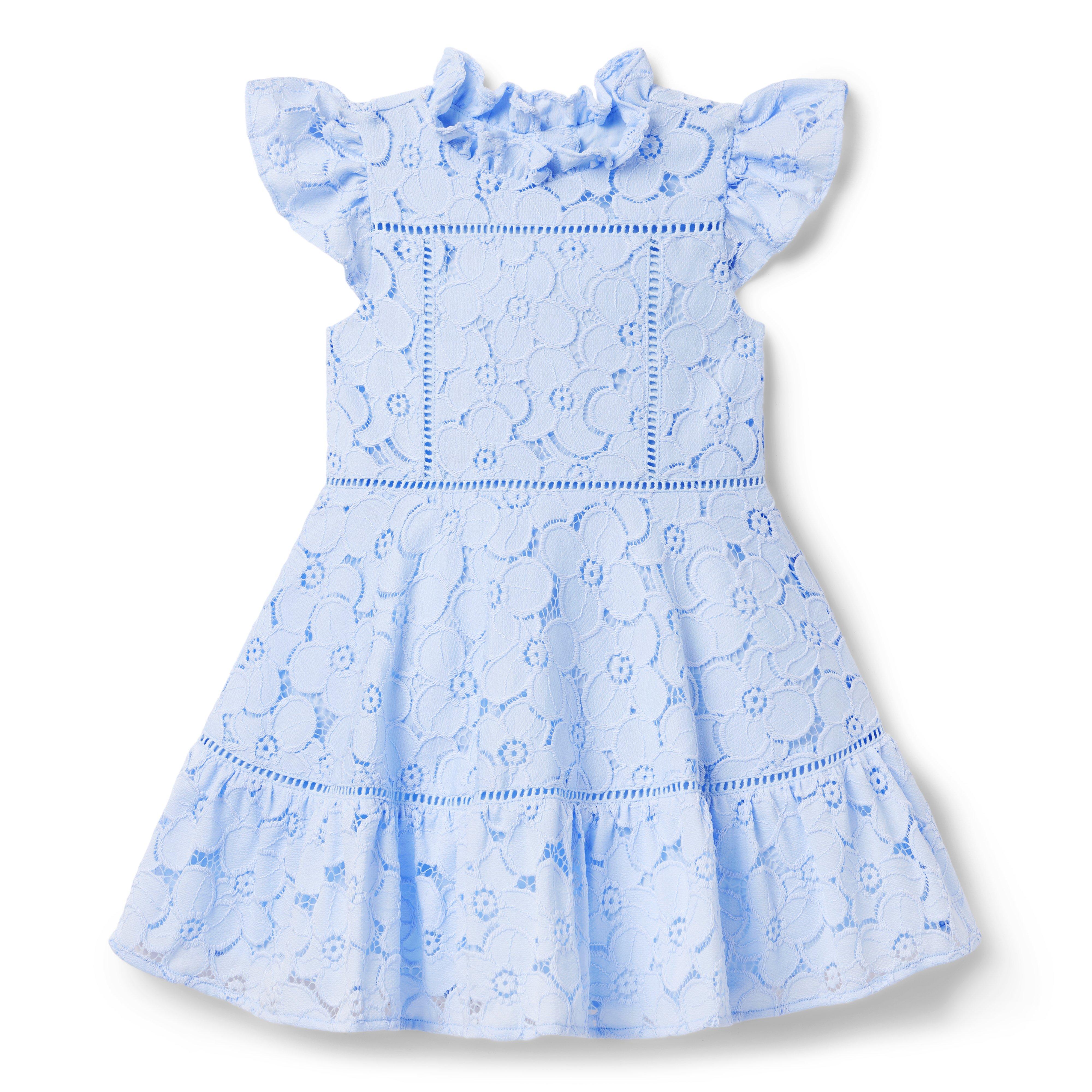 Floral Lace Ruffle Dress image number 0
