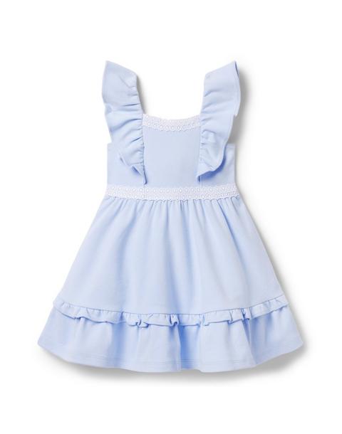 Ruffle Ponte Dress