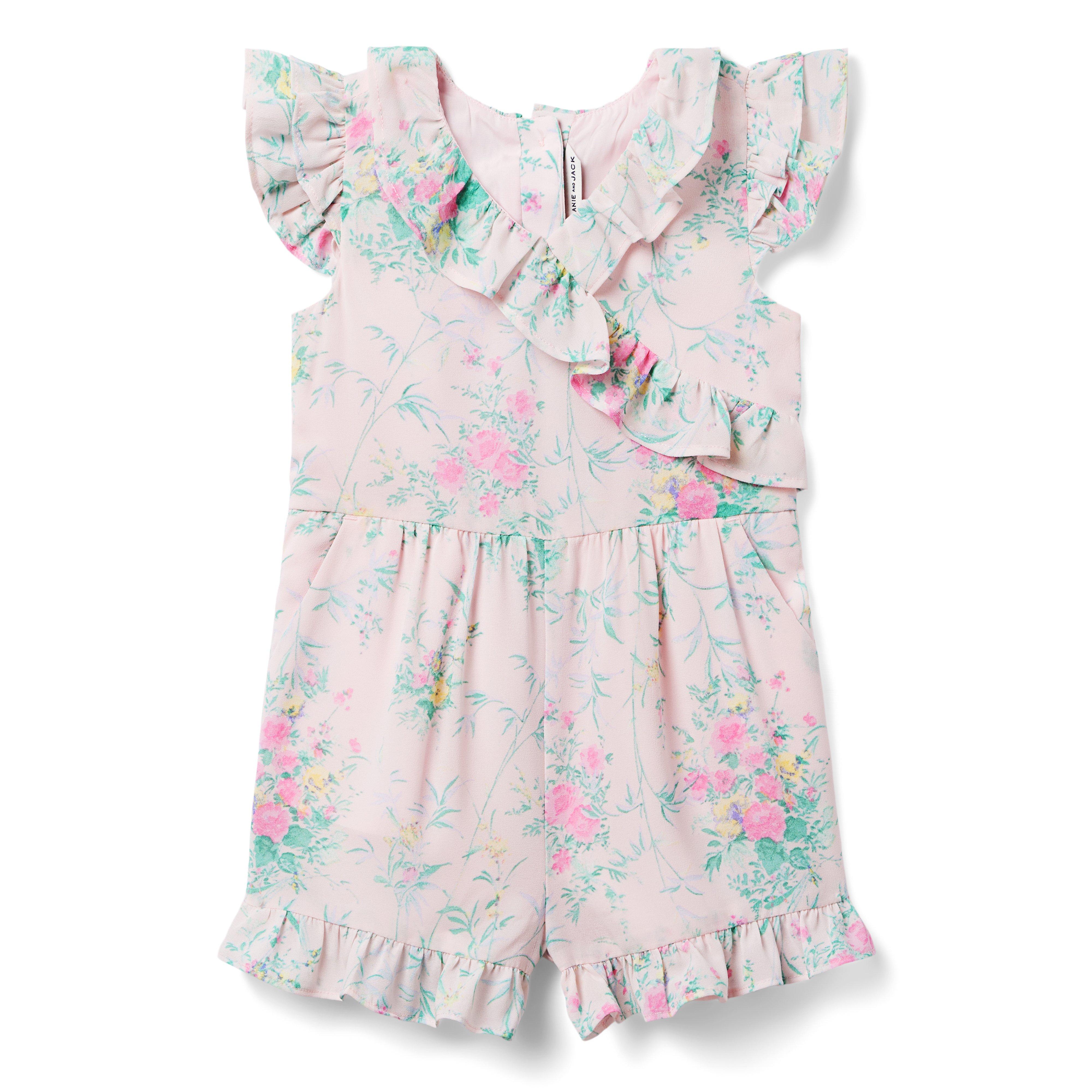 Floral Chiffon Romper image number 0