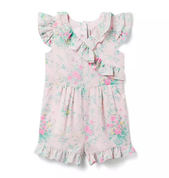 Floral Chiffon Romper image number 0