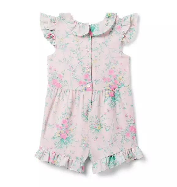 Floral Chiffon Romper image number 1