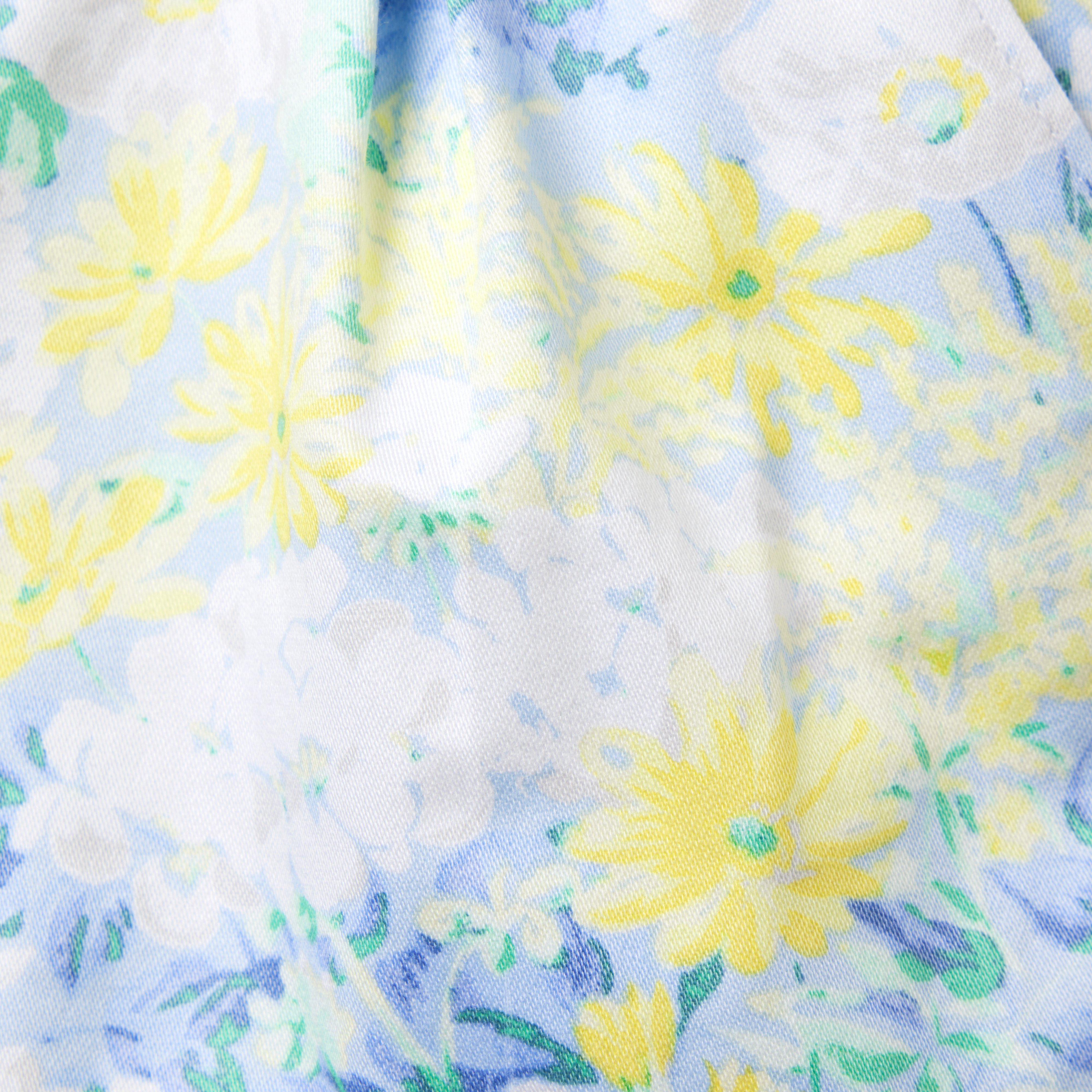 Floral Paperbag Waist Short