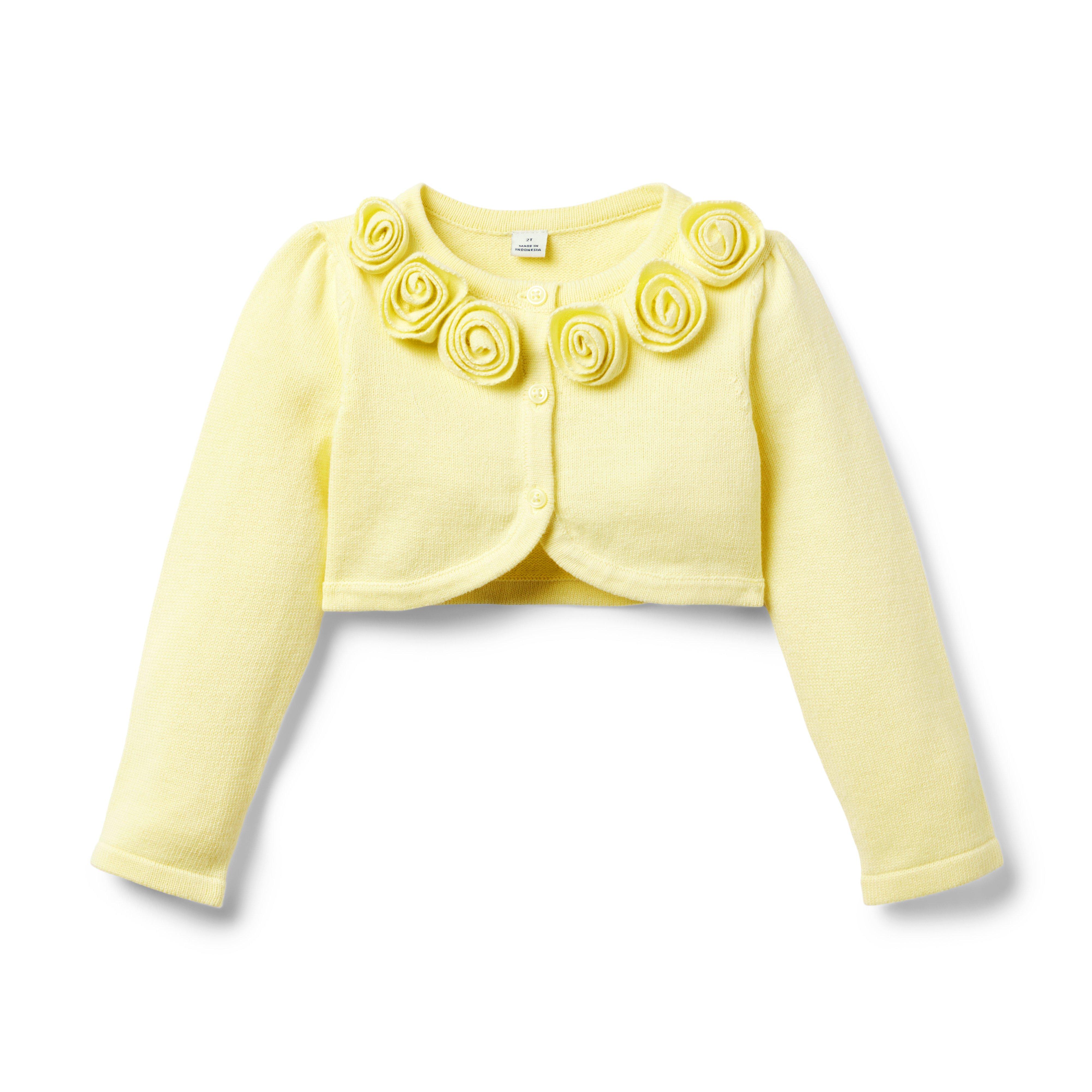 The Rosette Cropped Cardigan