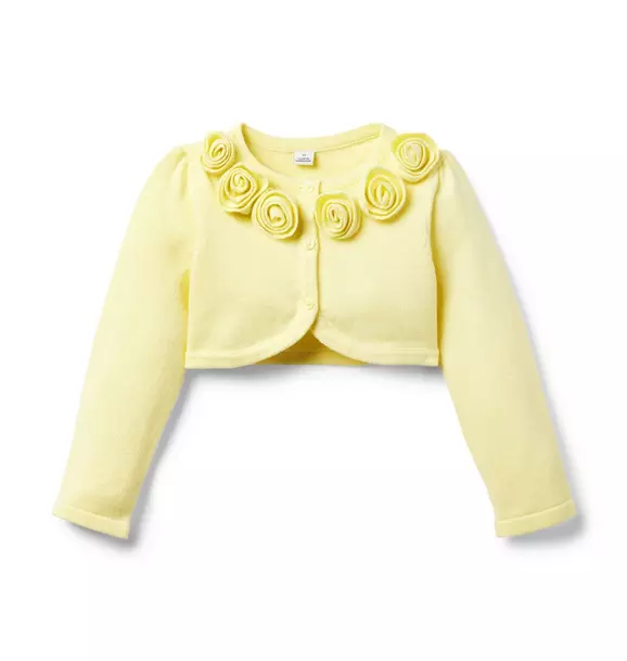 The Rosette Cropped Cardigan image number 0