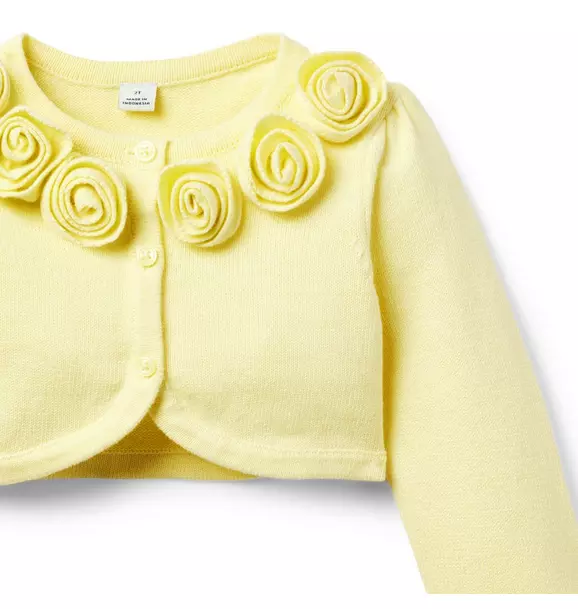 The Rosette Cropped Cardigan image number 2
