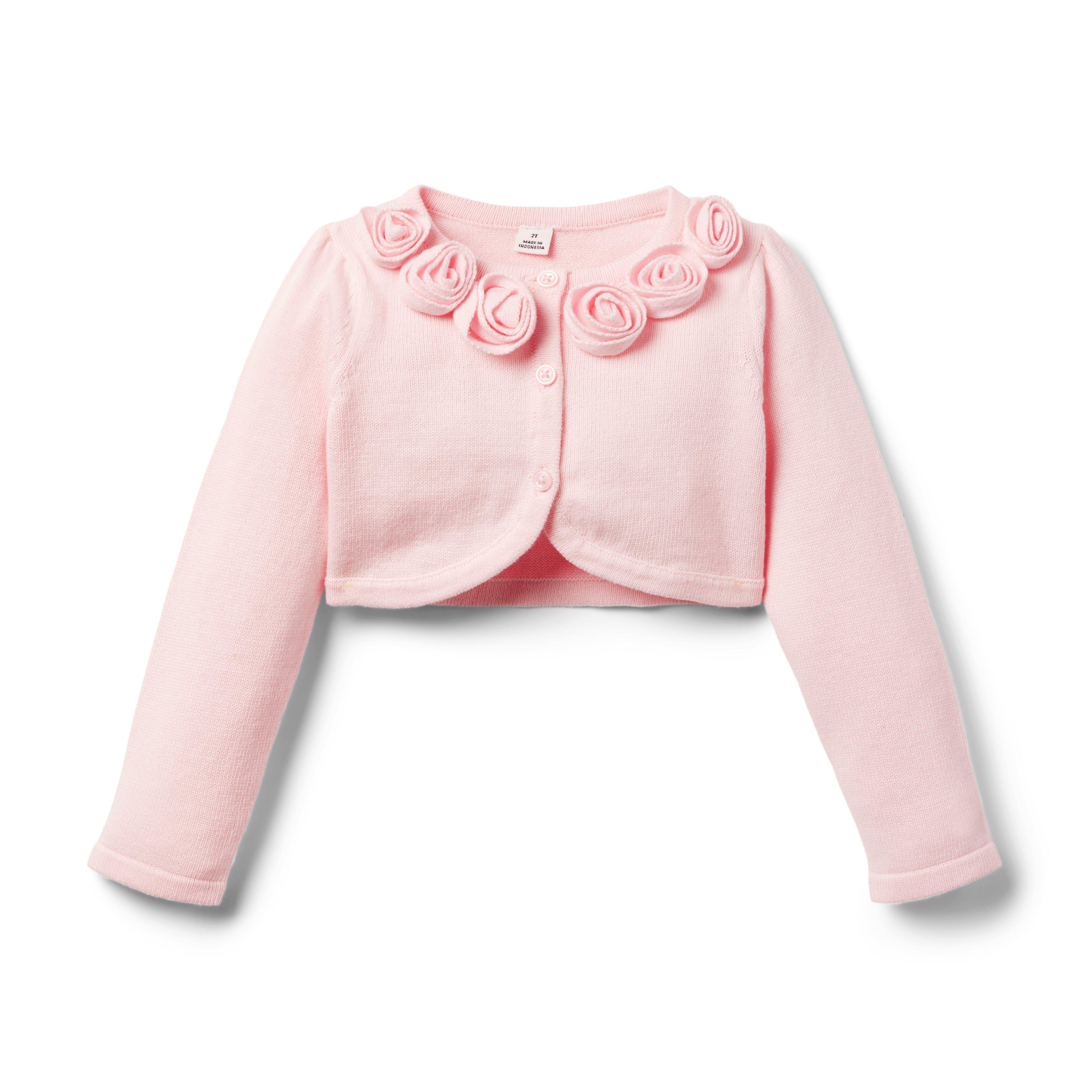 The Rosette Cropped Cardigan