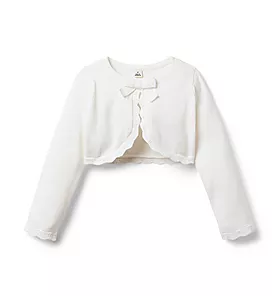 Bow Cropped Cardigan