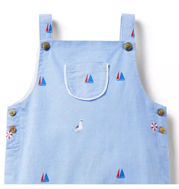 Baby Nautical Overall image number 2