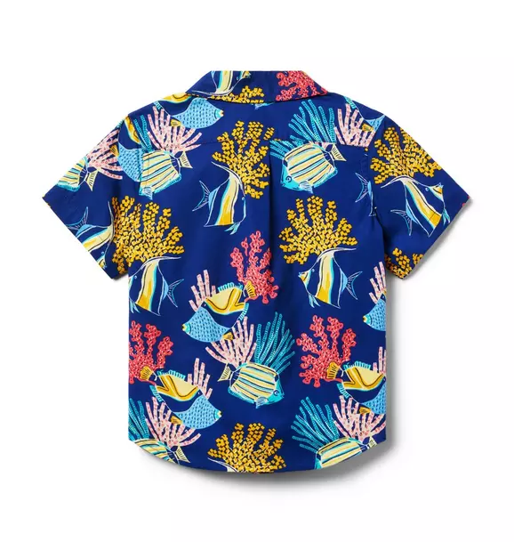Coral Fish Poplin Shirt image number 1