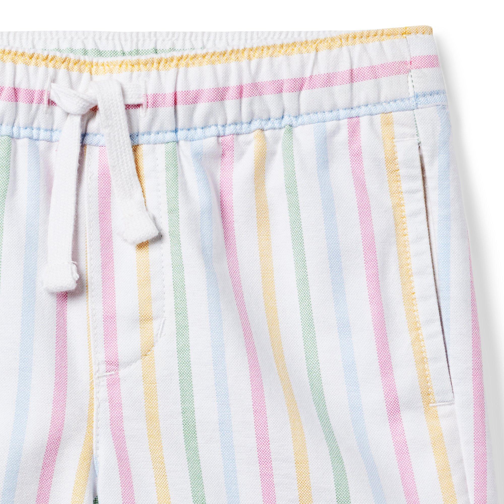 Striped Oxford Pull-On Short image number 2