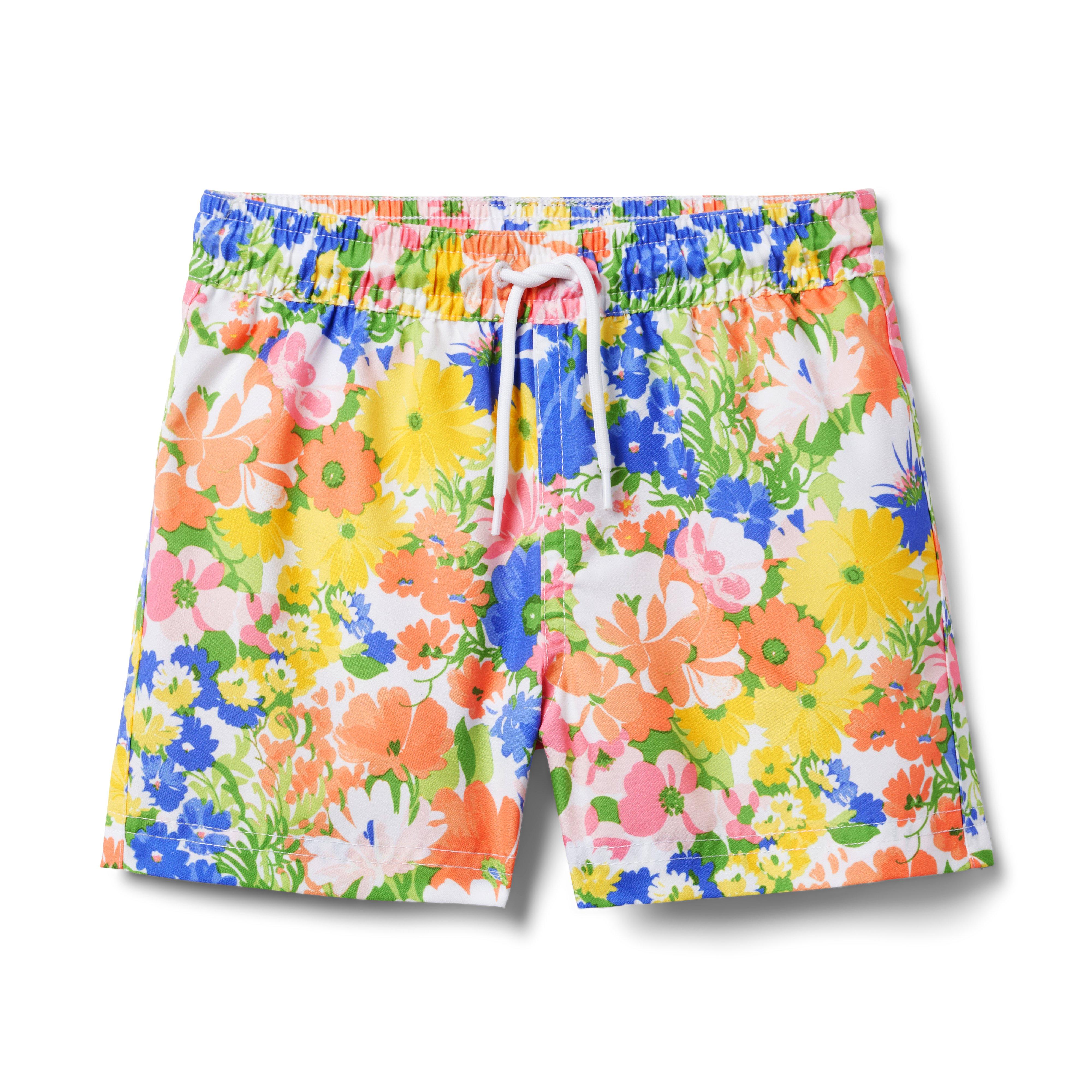Recycled Floral Swim Trunk image number 0