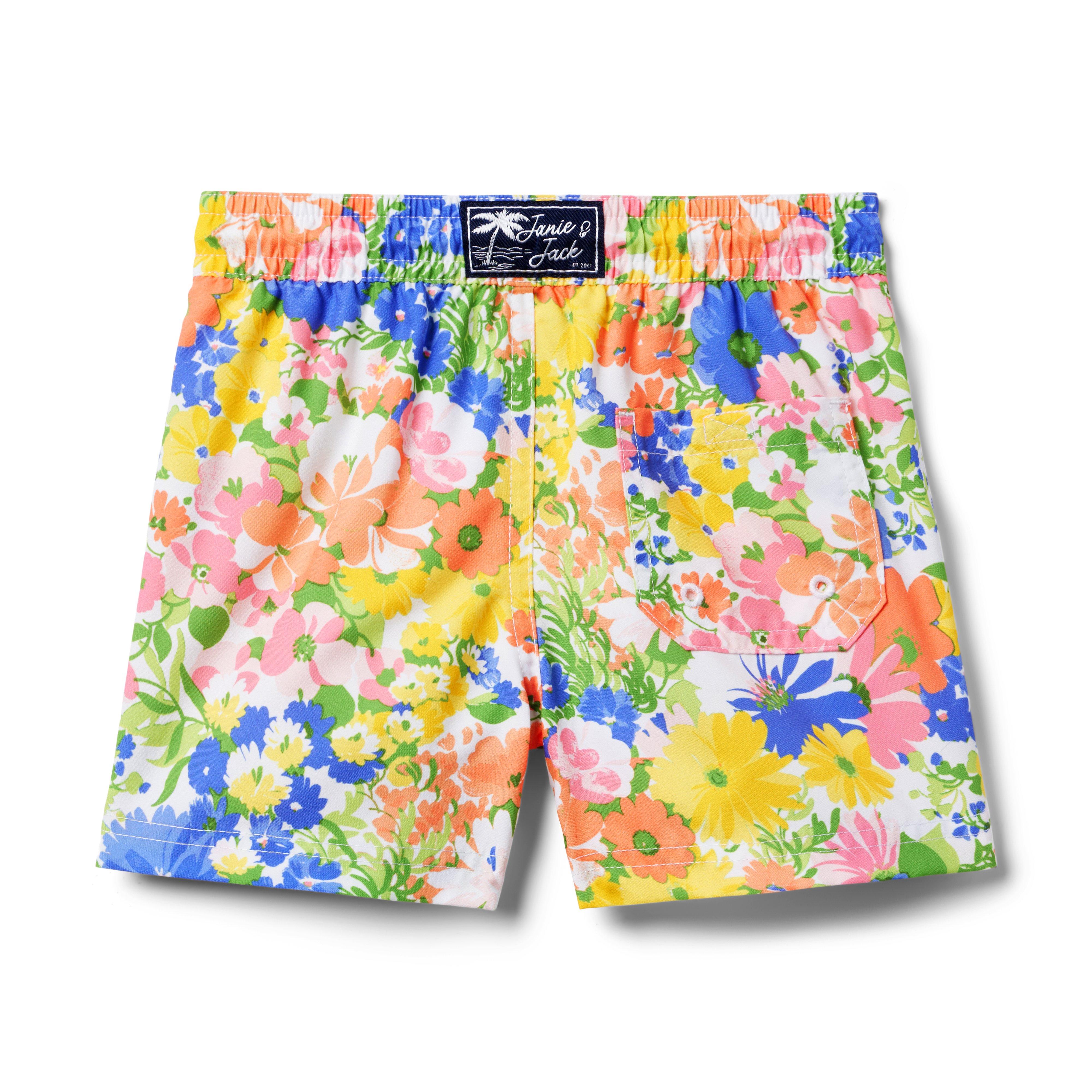 Recycled Floral Swim Trunk image number 1