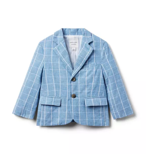 The Tattersall Linen-Cotton Blazer image number 0