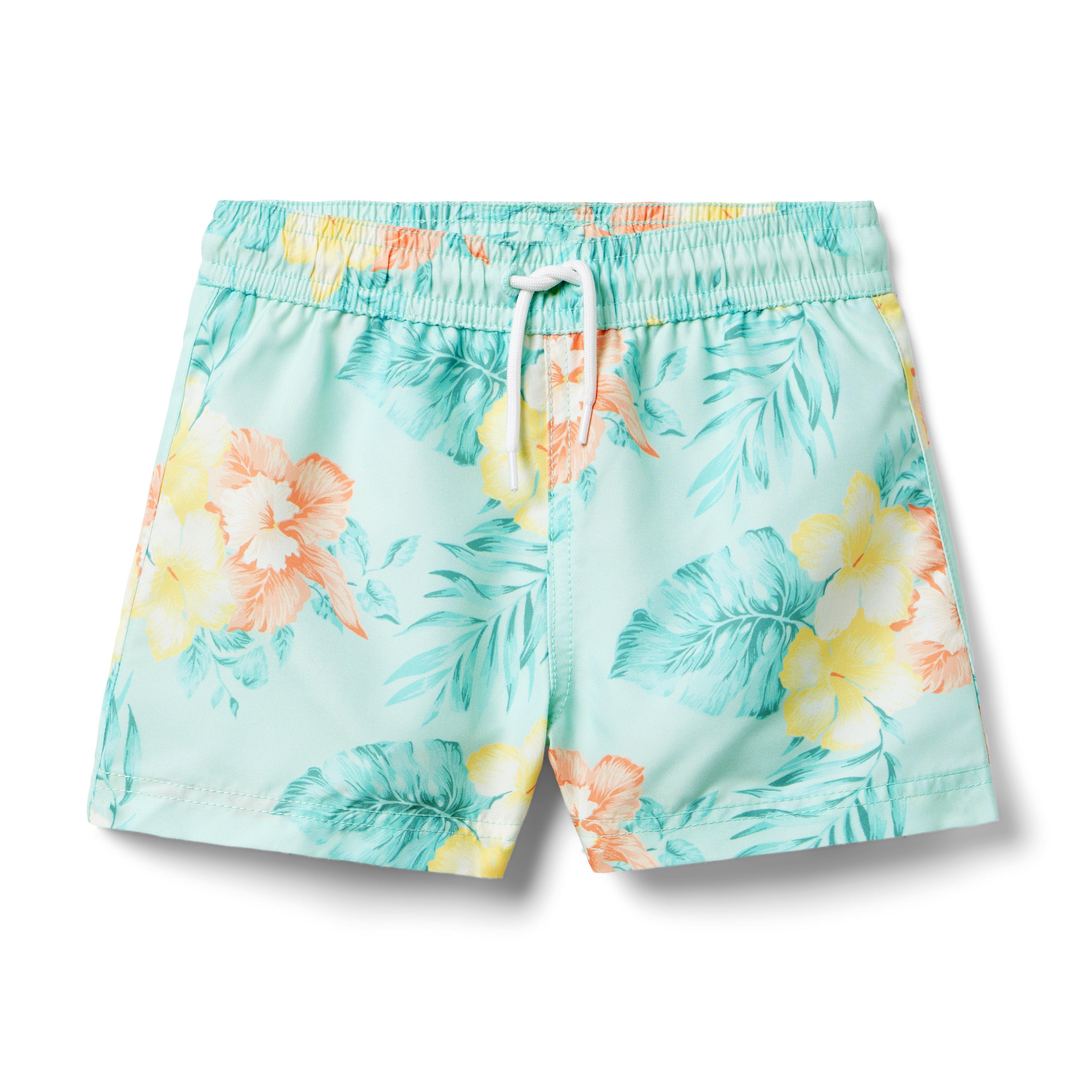 Recycled Hibiscus Swim Trunk image number 0