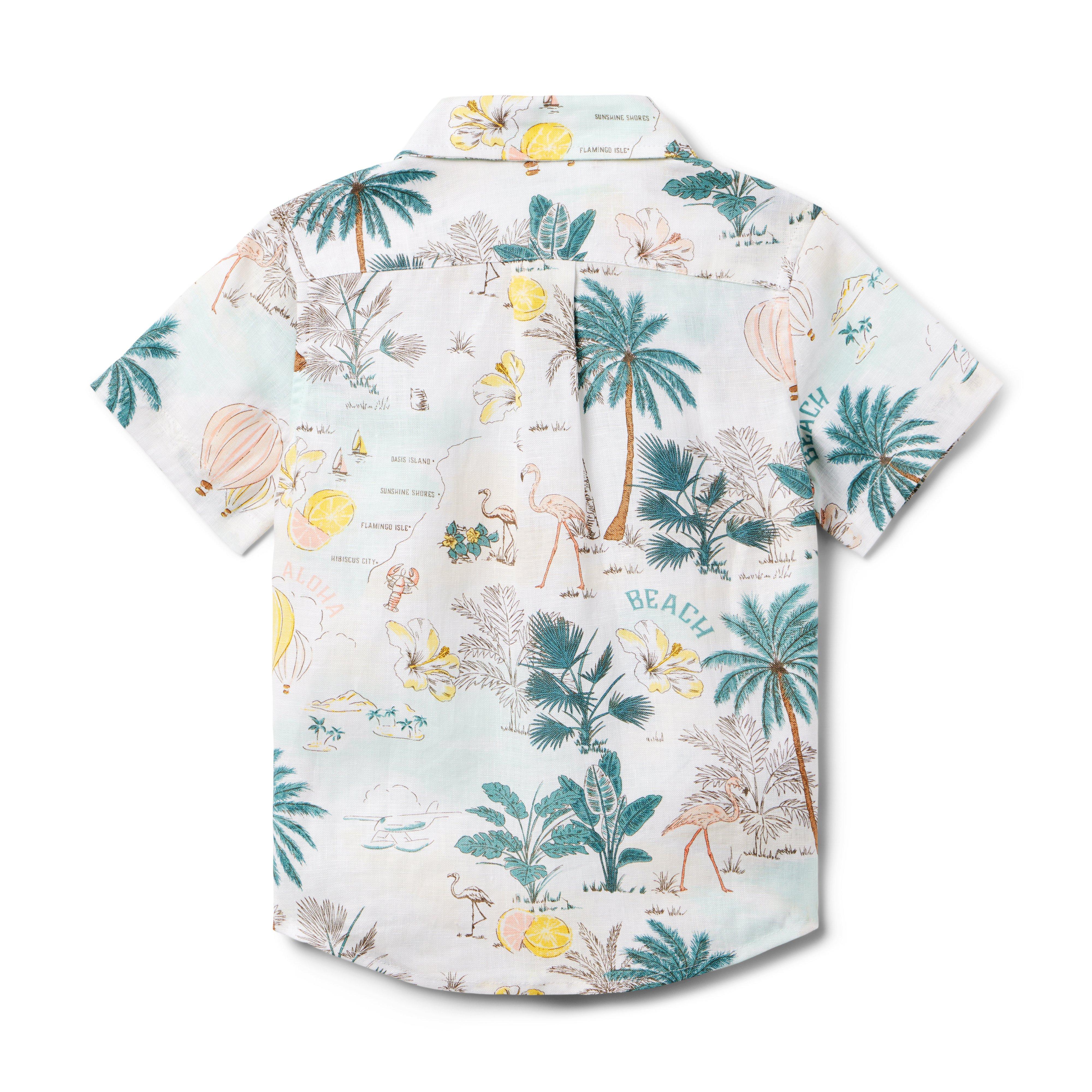 Tropical Island Linen Shirt image number 1