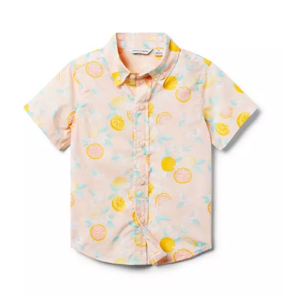 Citrus Floral Poplin Shirt image number 0