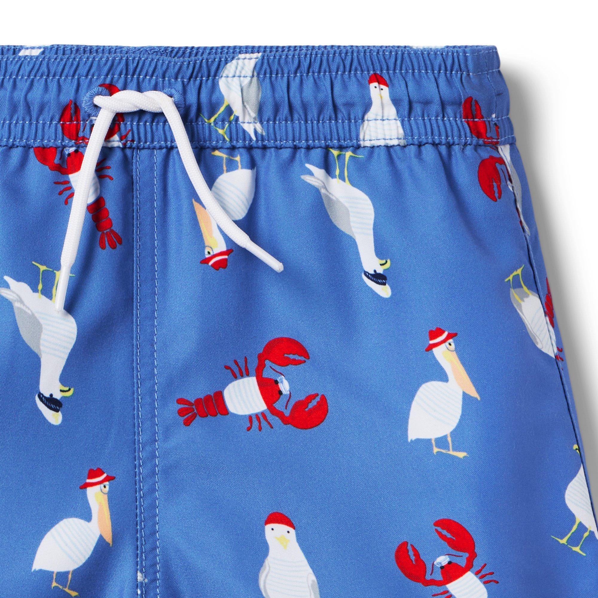 Recycled Nautical Friends Swim Trunk image number 2