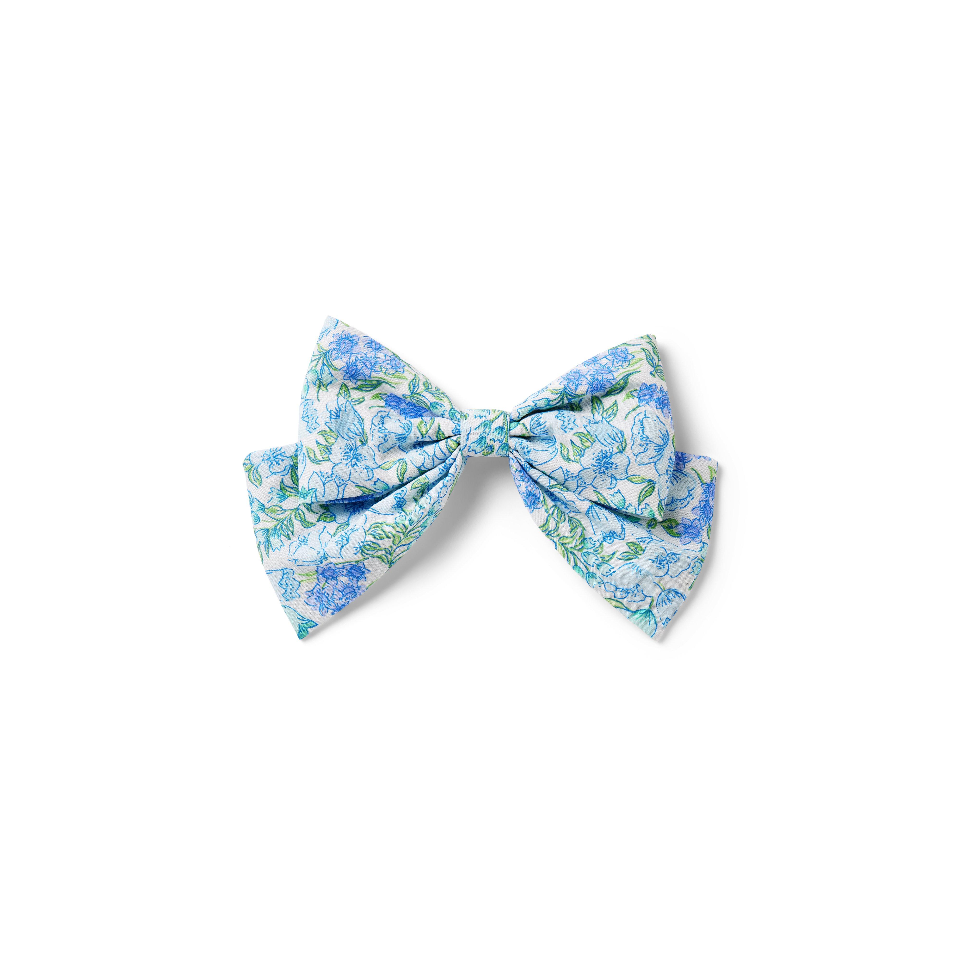 Floral Bow Barrette image number 0