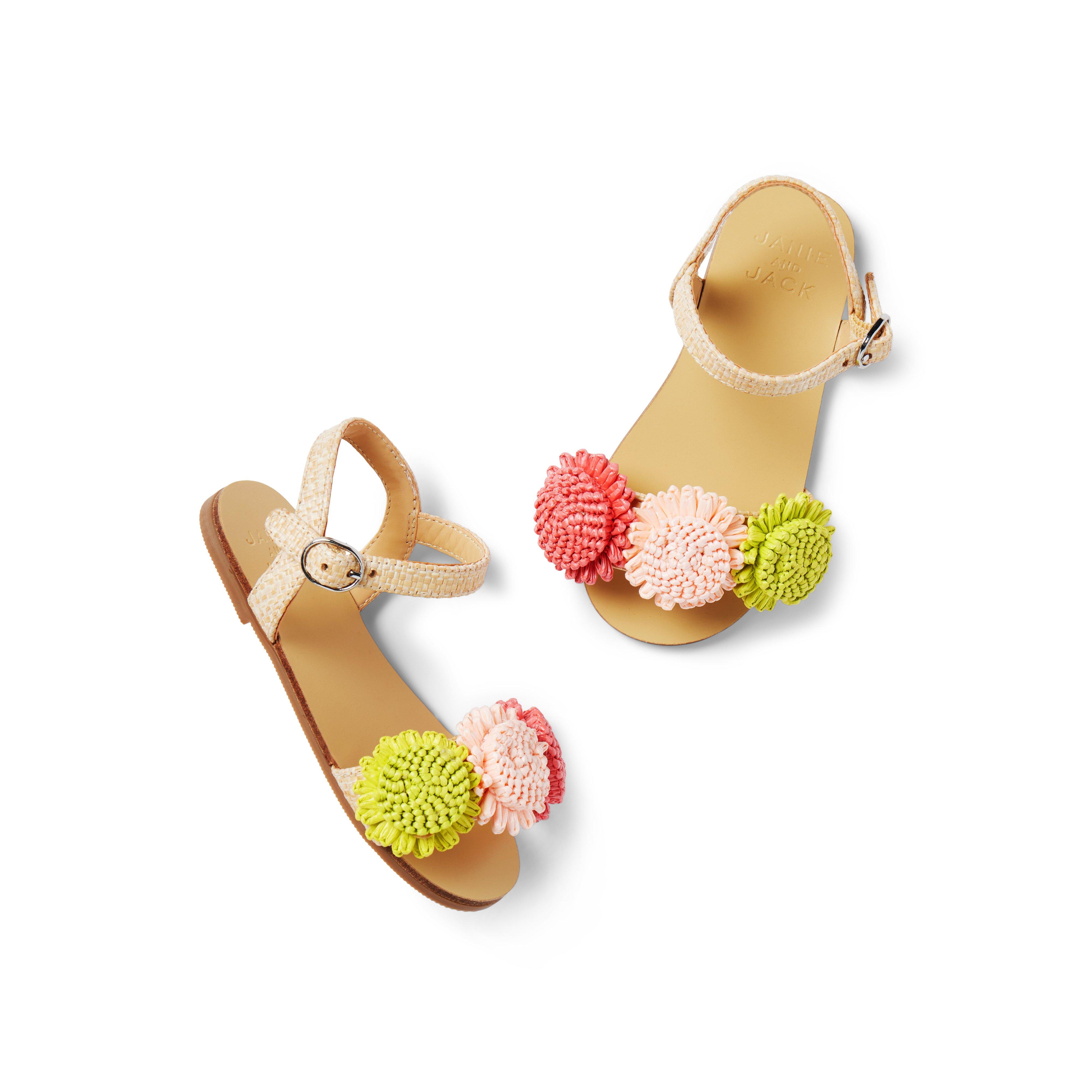 Flower Woven Sandals