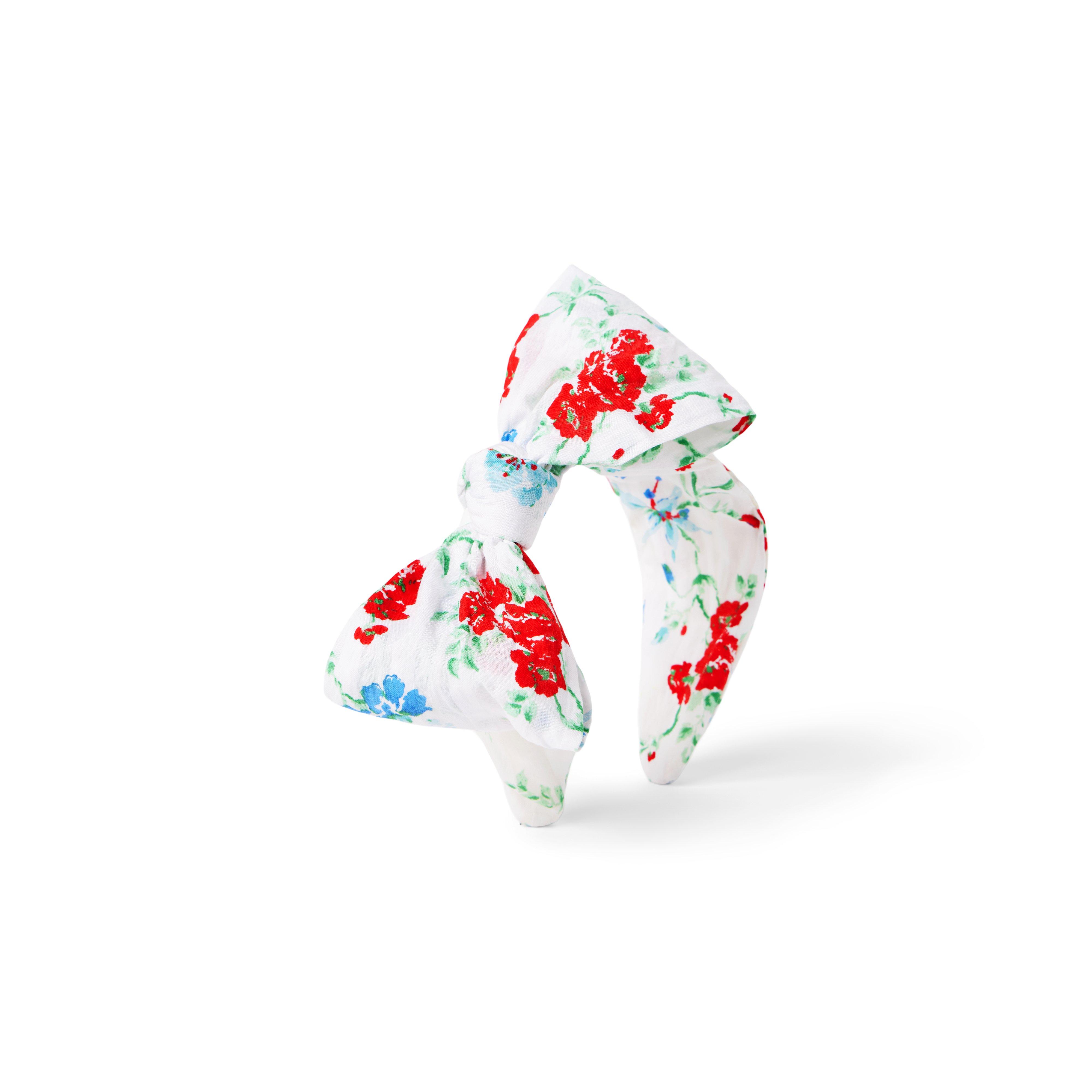 Floral Bow Headband