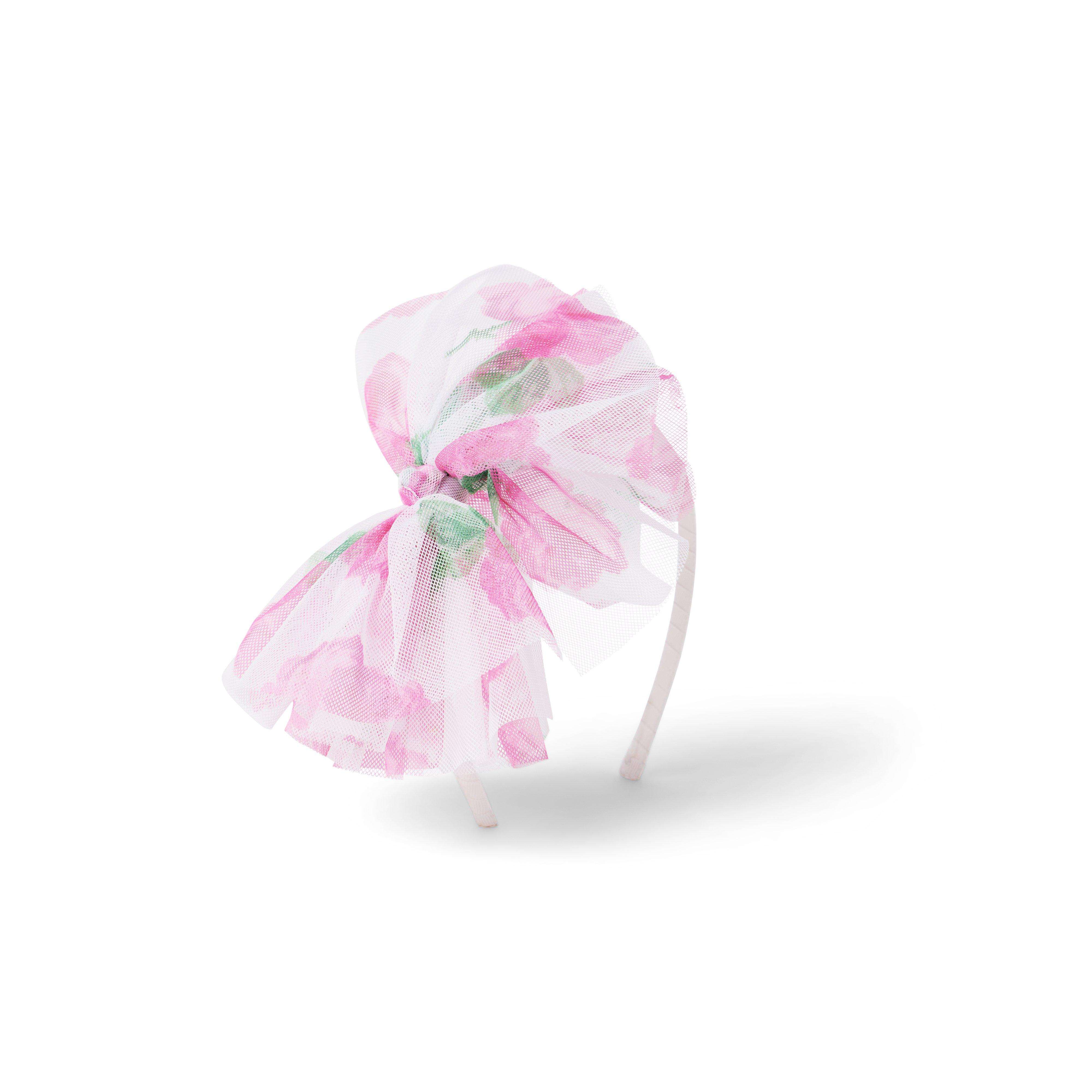 Rose Tulle Bow Headband image number 0