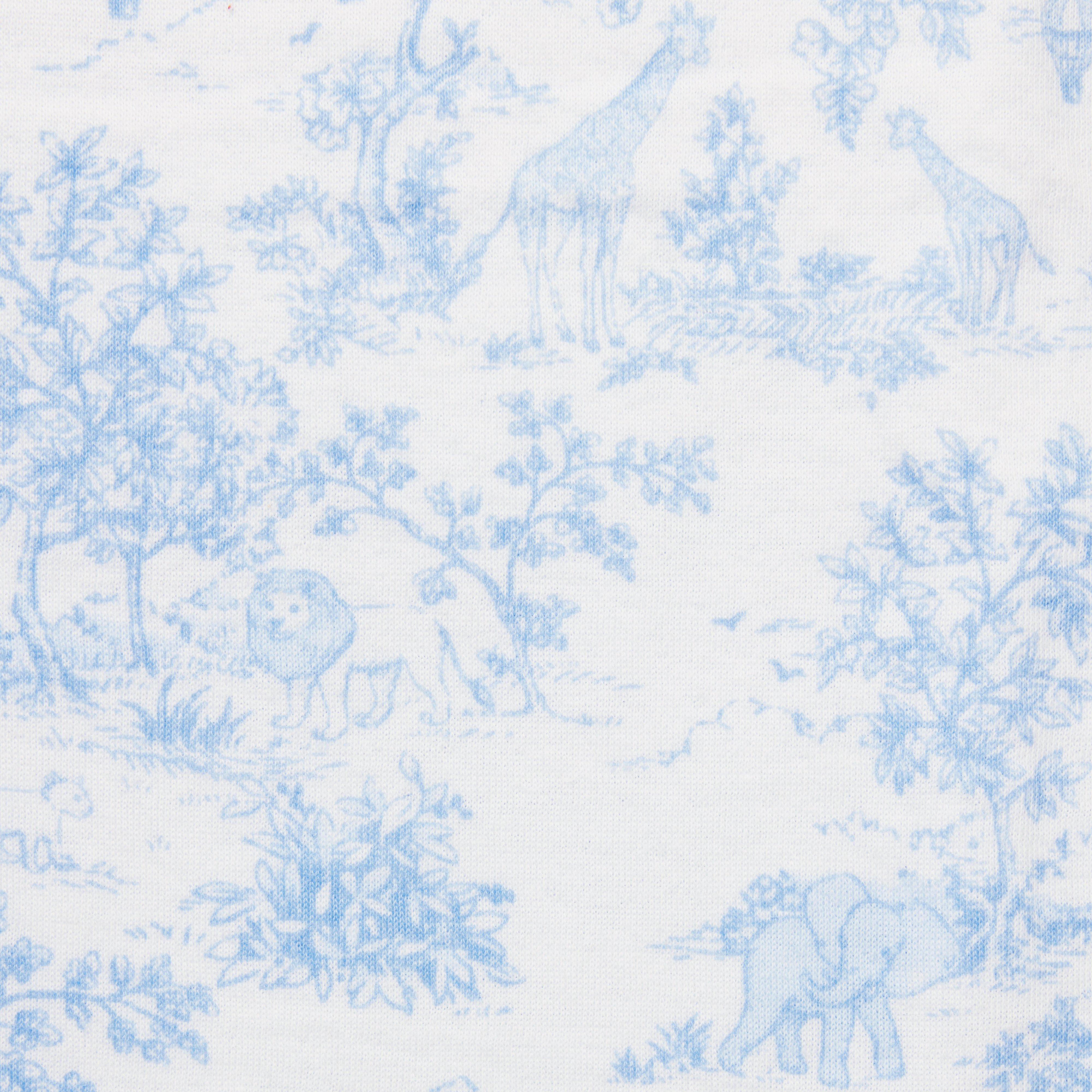 Baby Safari Toile Blanket