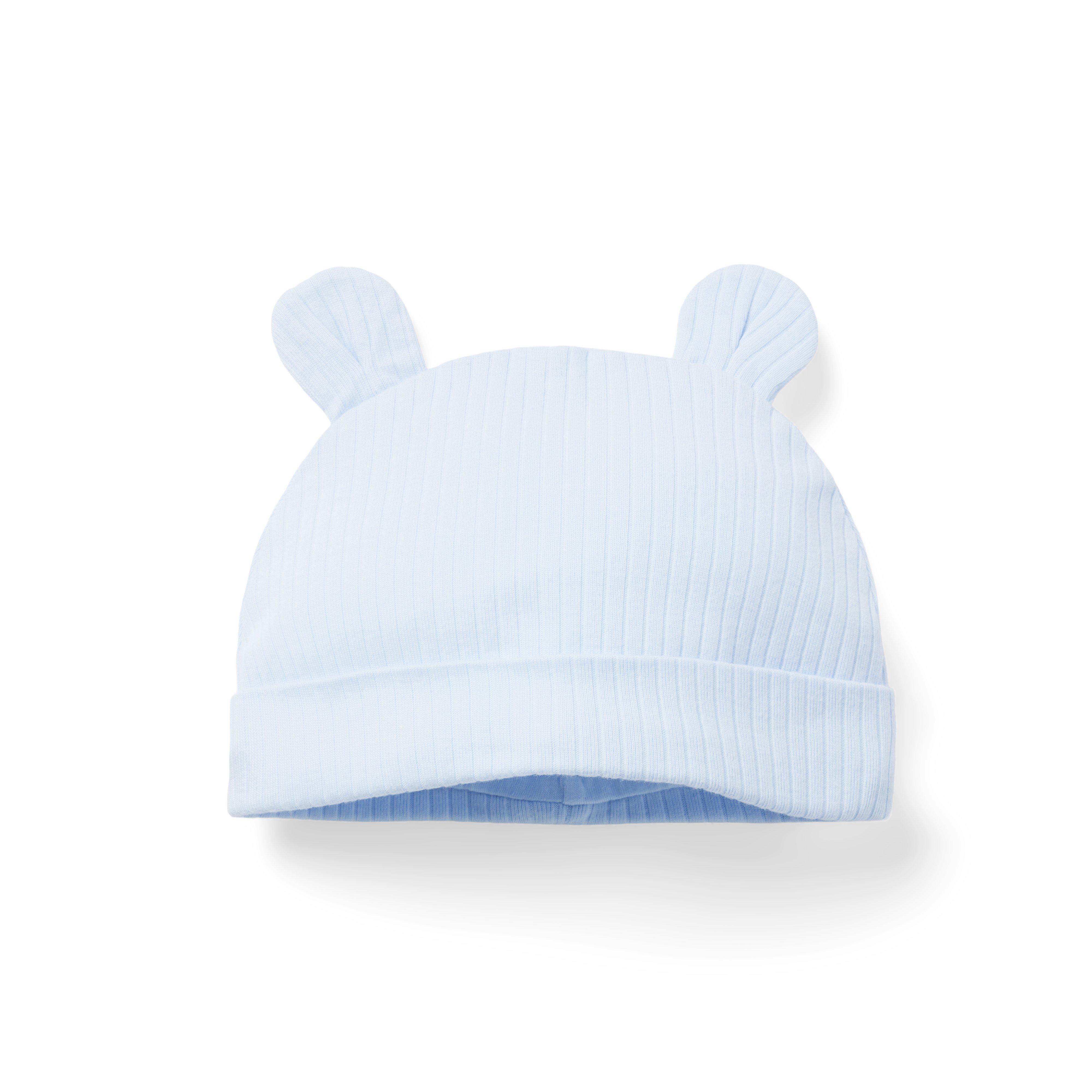 Baby Ribbed Bear Ear Beanie