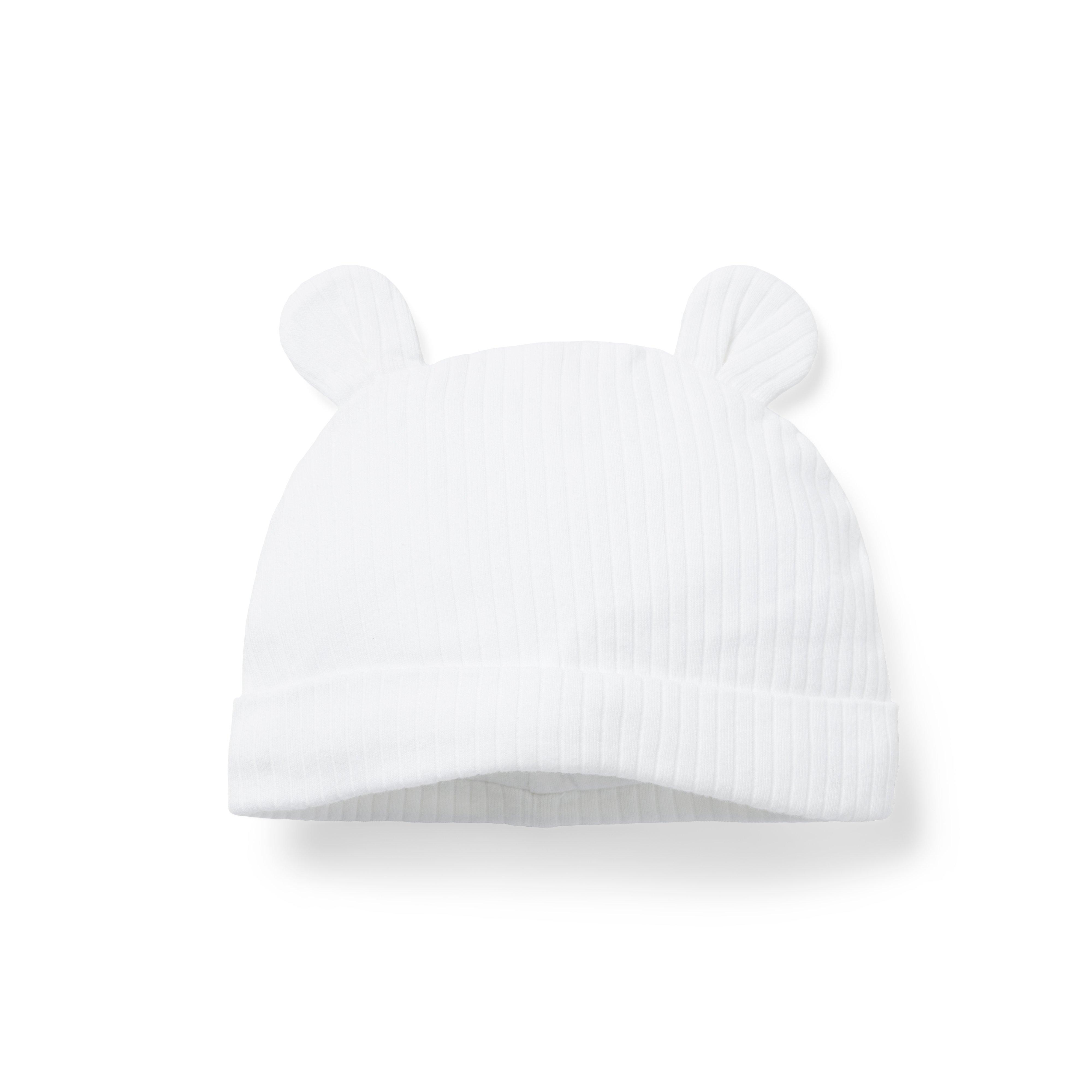 Baby Ribbed Bear Ear Beanie