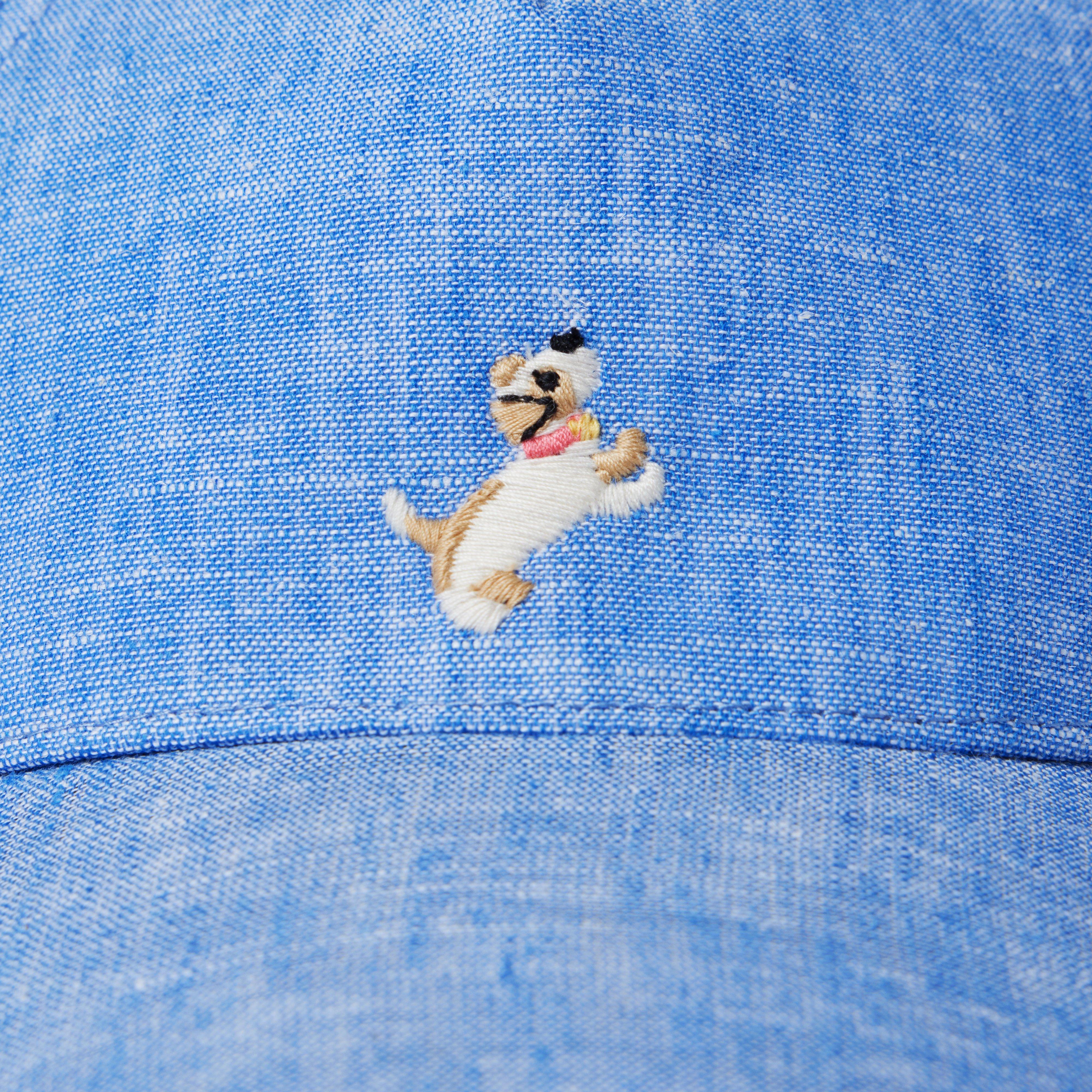 Baby Dog Linen-Cotton Cap