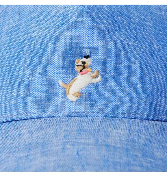 Baby Dog Linen-Cotton Cap image number 1