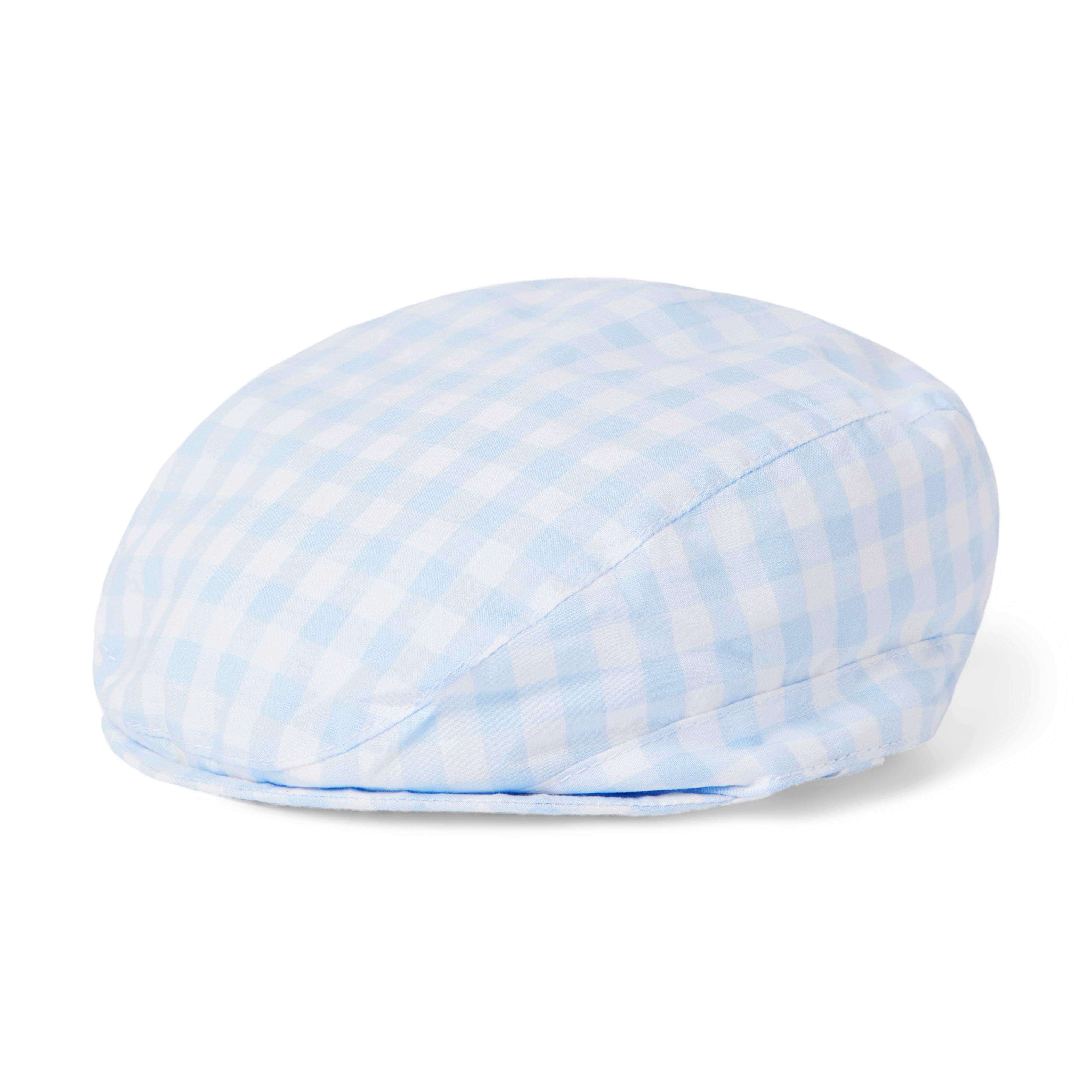 Baby Gingham Newsboy Cap