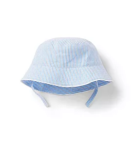 Baby Seersucker Bucket Hat