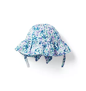 Baby Floral Bow Sun Hat