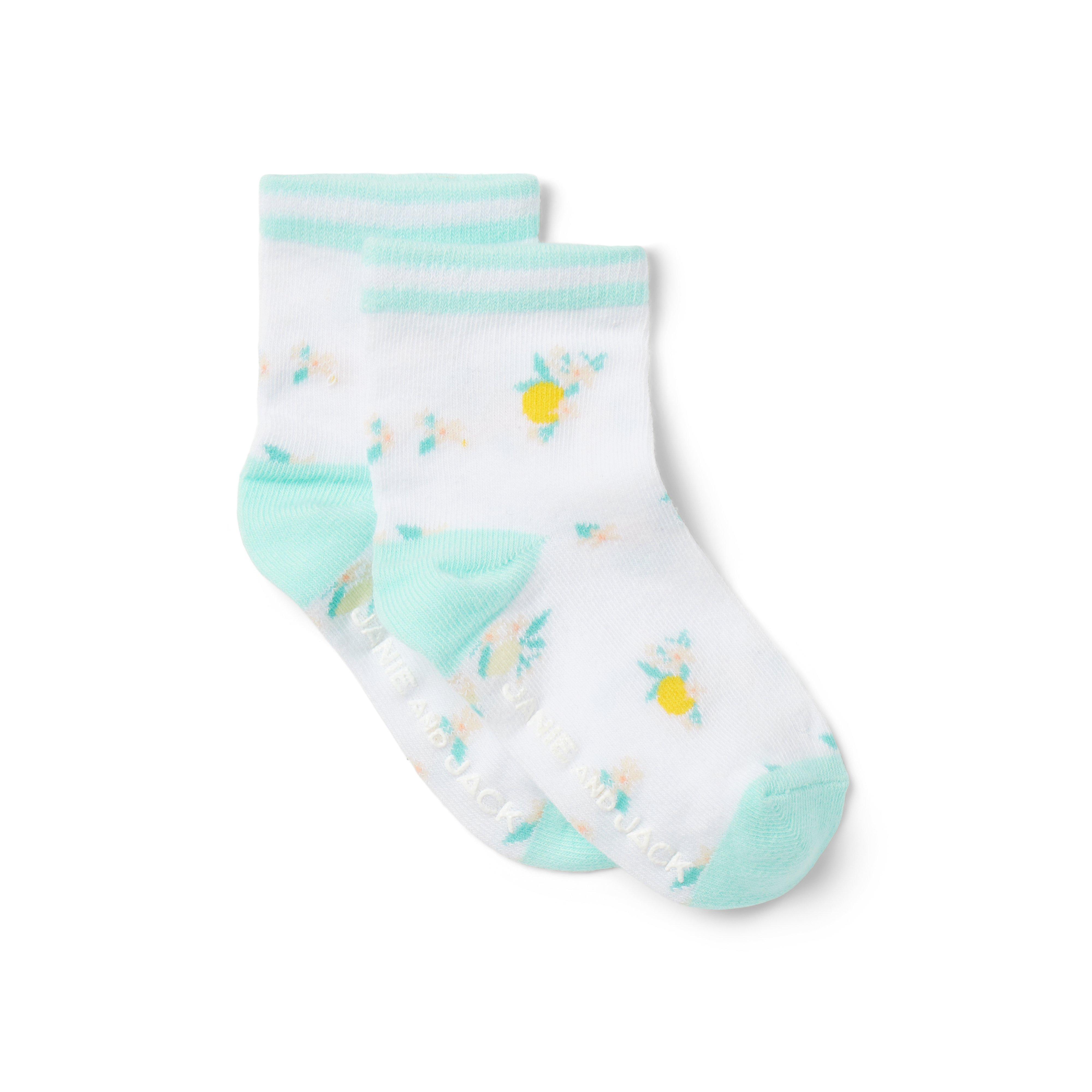 Baby Citrus Floral Sock image number 0