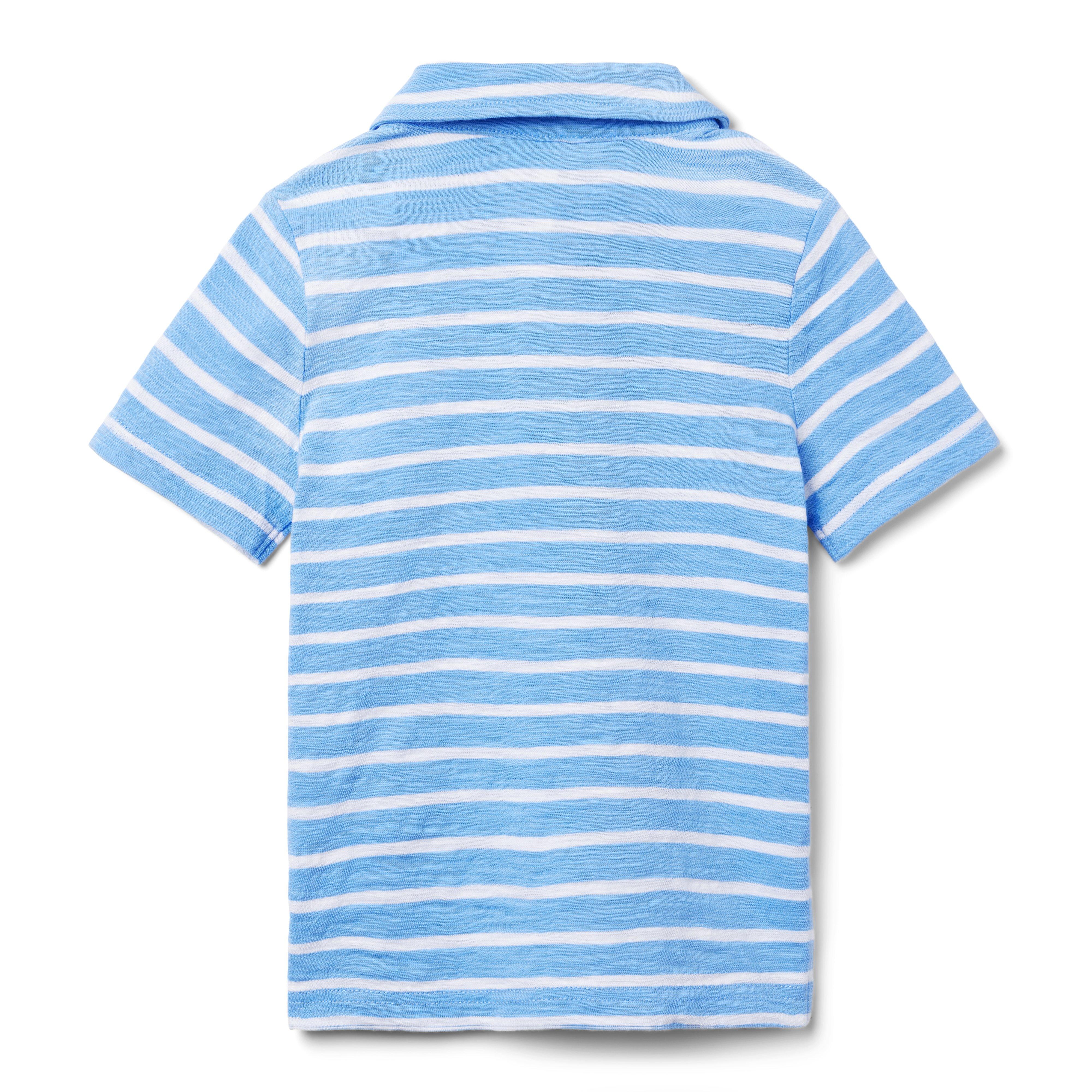 The Striped Slub Polo image number 1