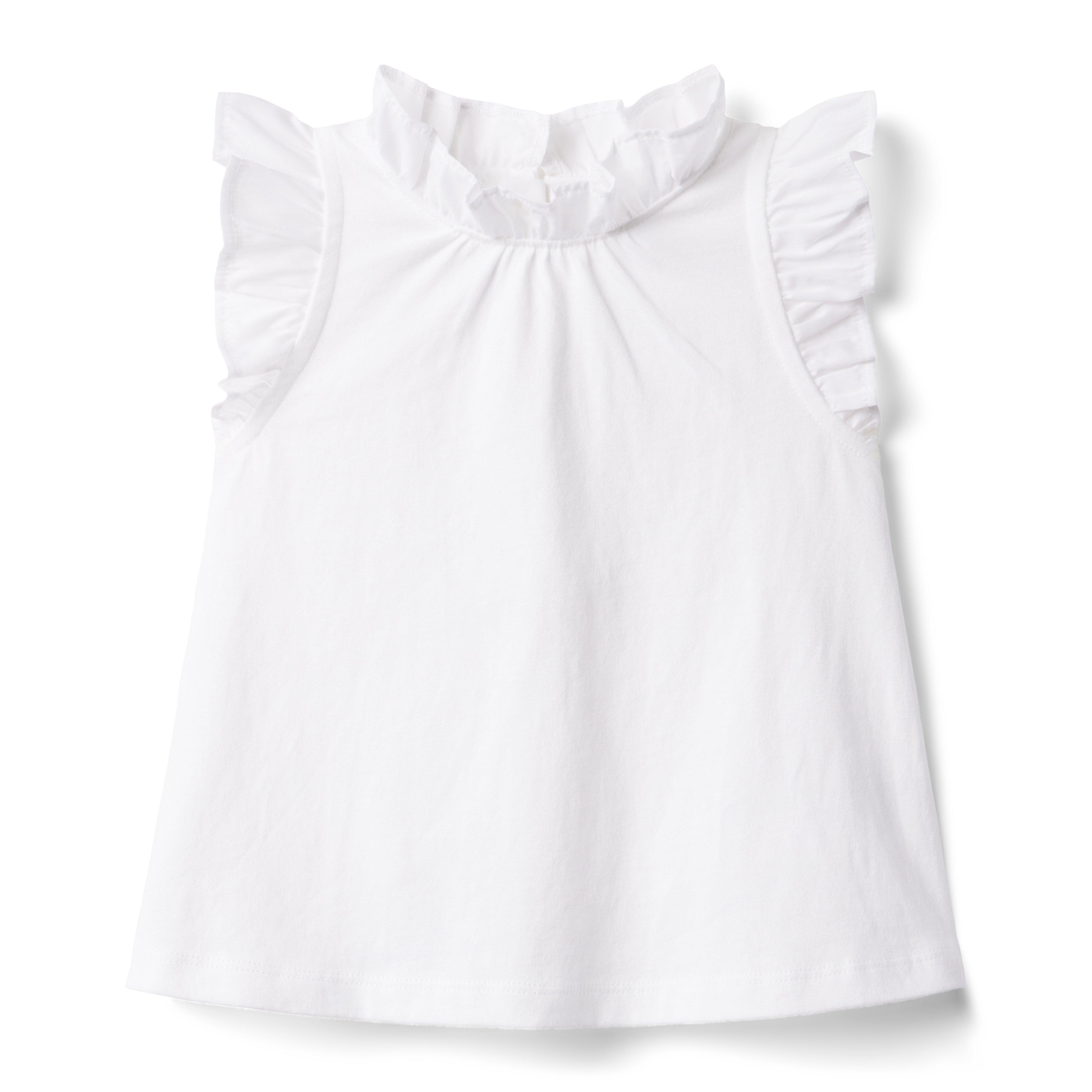 Ruffle Jersey Top