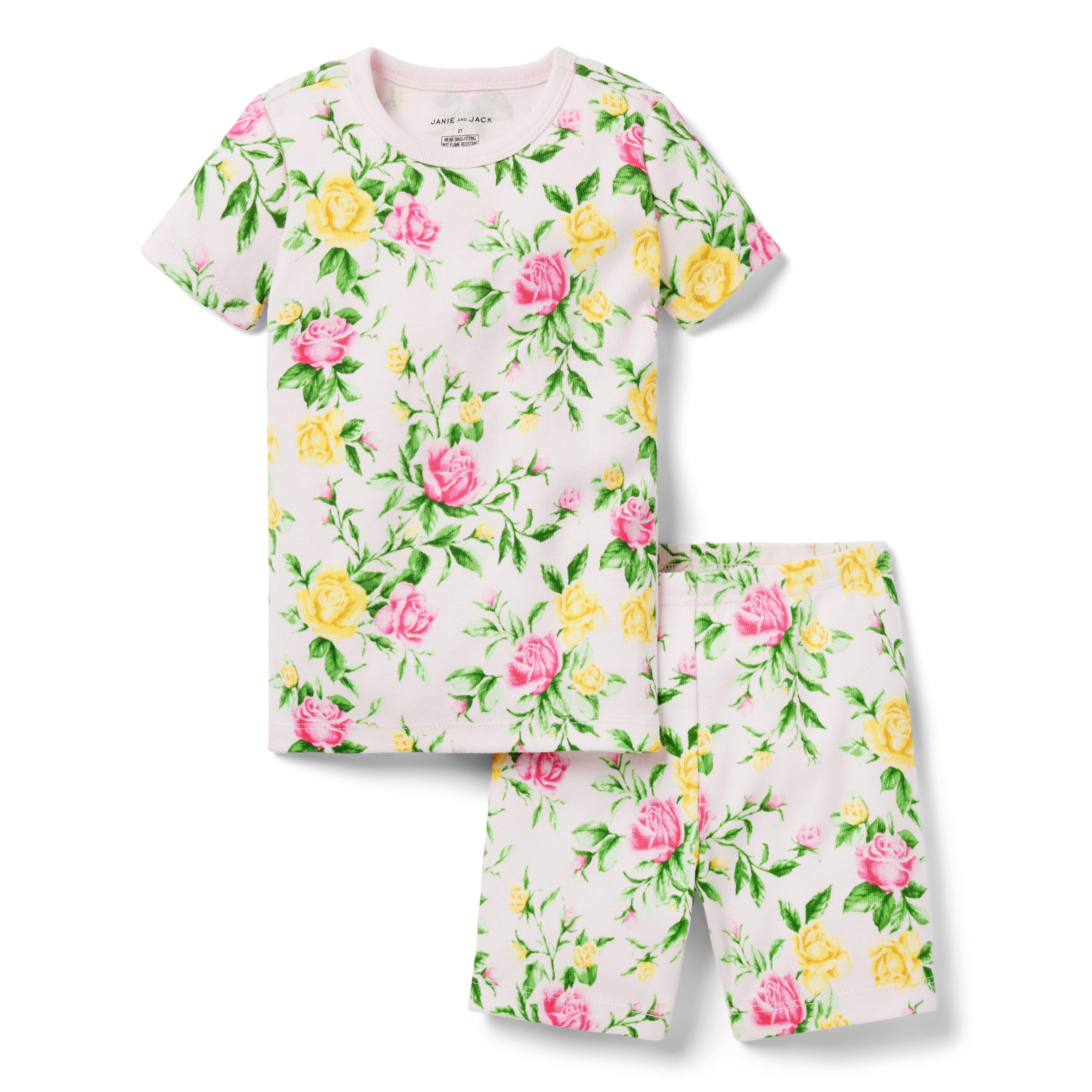 Good Night Short Pajama In Rose Garden image number 0