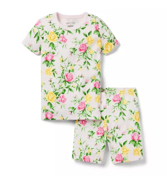 Good Night Short Pajama In Rose Garden image number 0