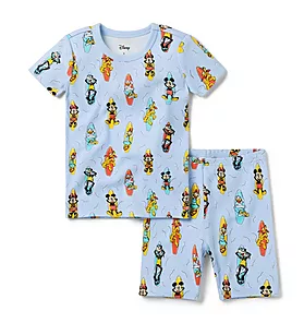 Good Night Short Pajama in Disney Mickey Mouse Surf