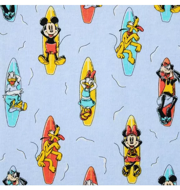 Good Night Short Pajama in Disney Mickey Mouse Surf image number 1