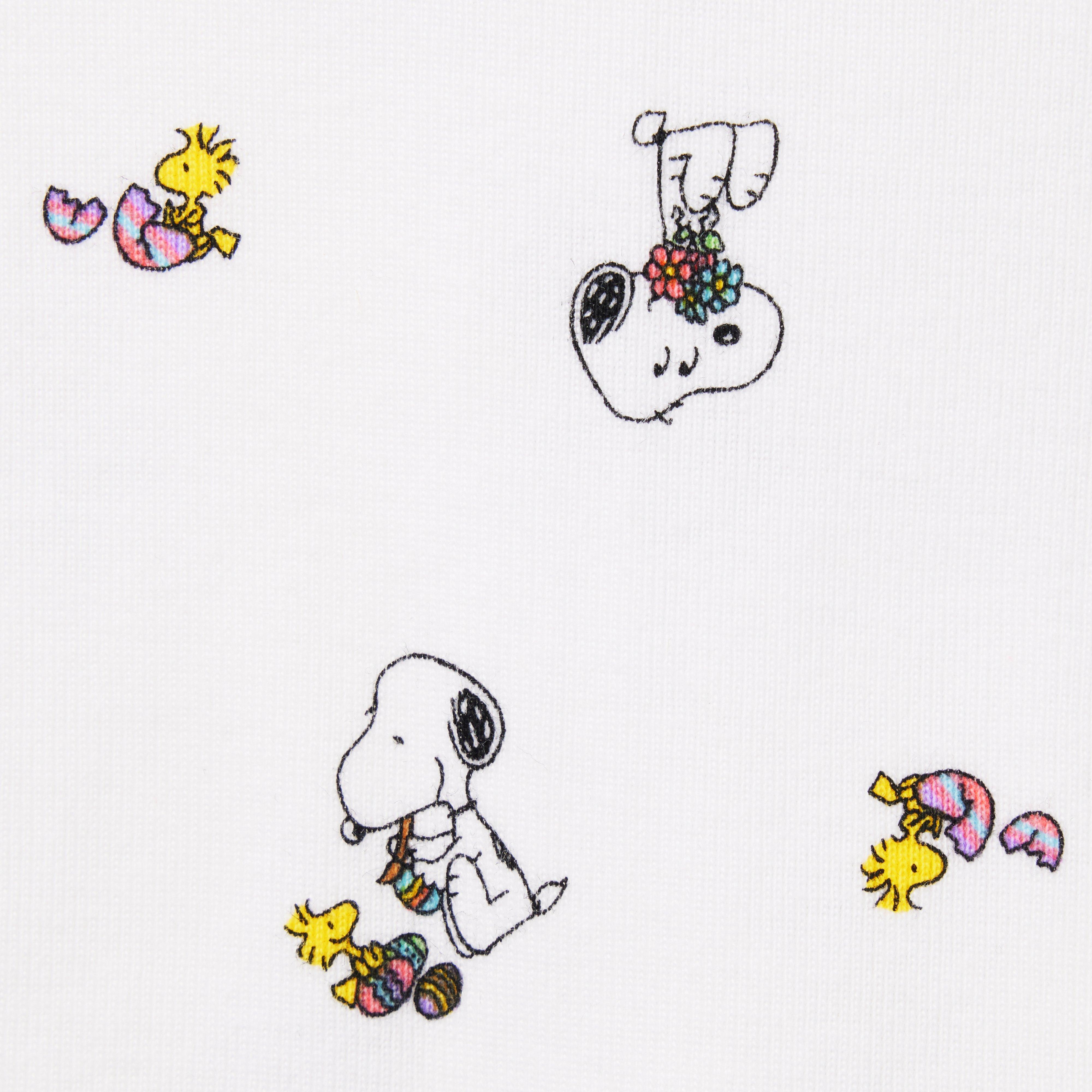 Boy White Snoopy And Woodstock Good Night Pajamas In PEANUTS Easter Friends by Janie and Jack