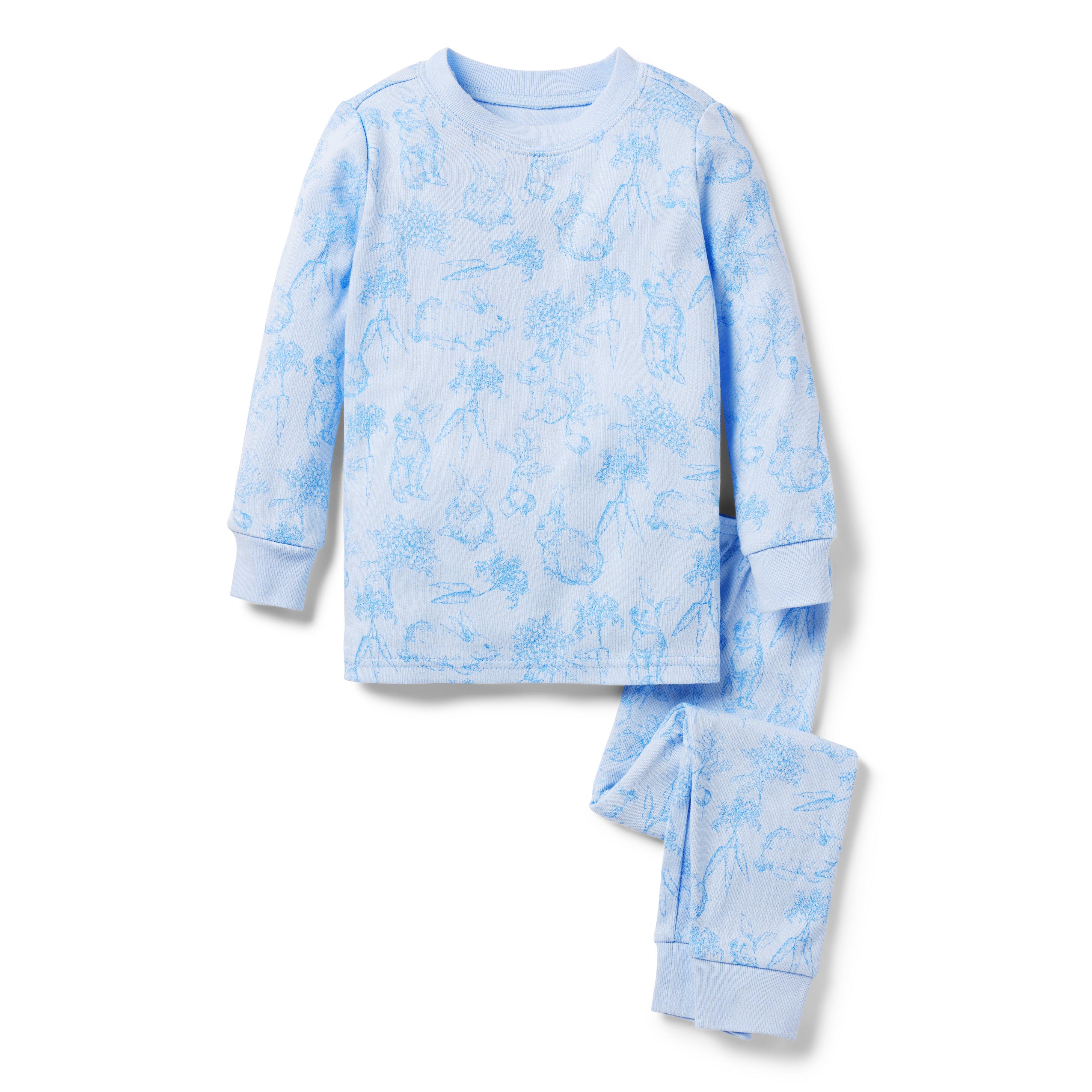 Good Night Pajamas In Bunny Toile