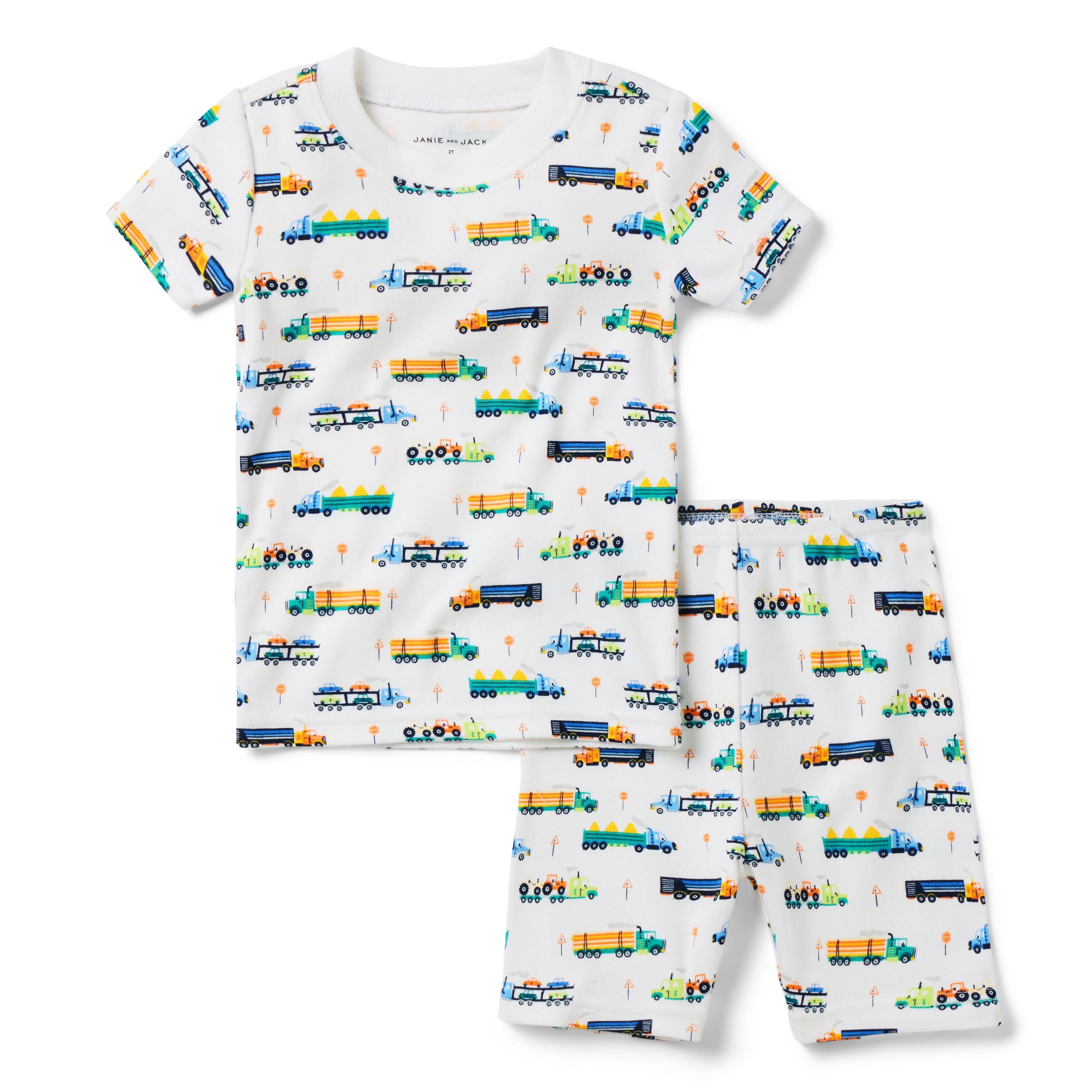 Good Night Short Pajama in Dream Trucks image number 0
