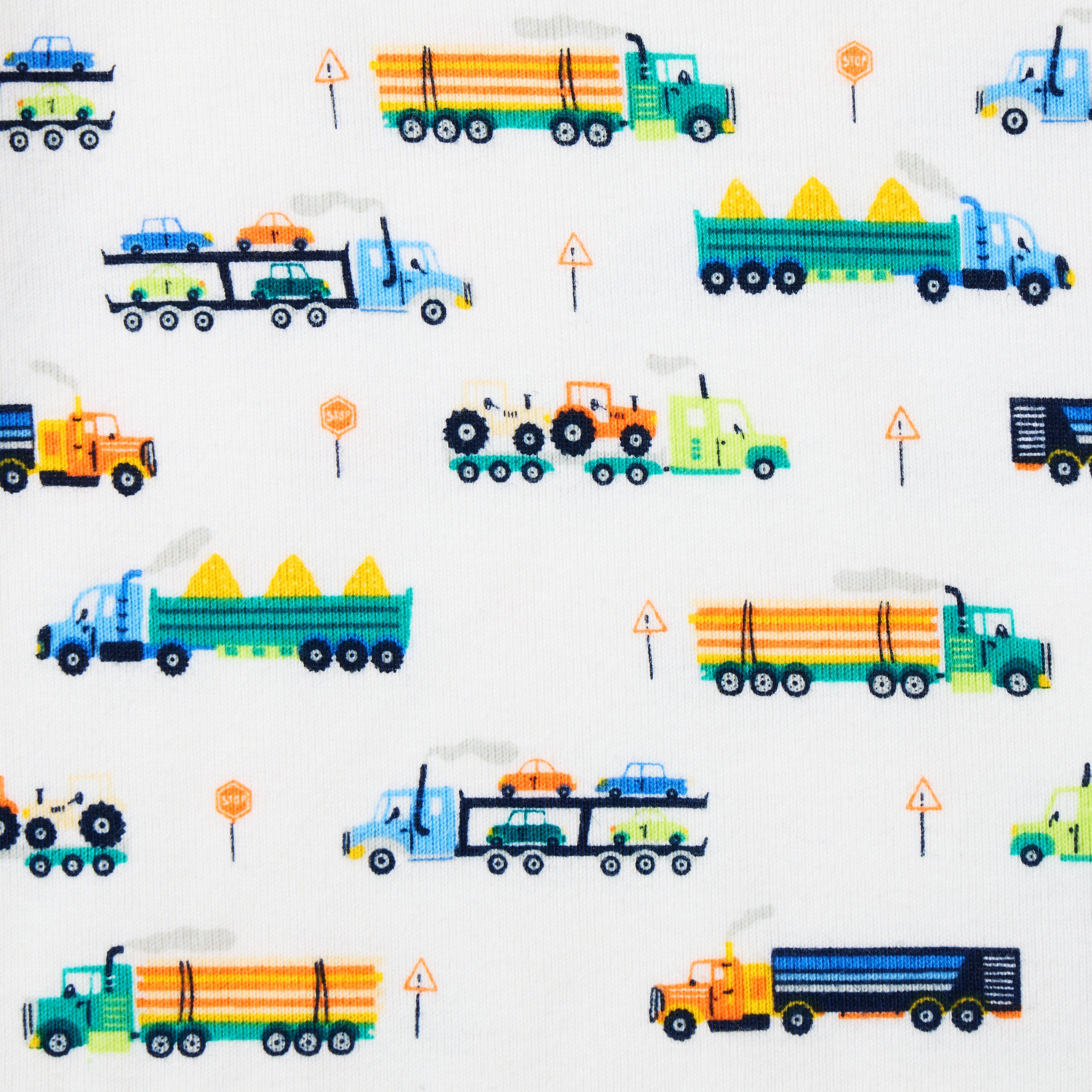 Good Night Short Pajama in Dream Trucks image number 1