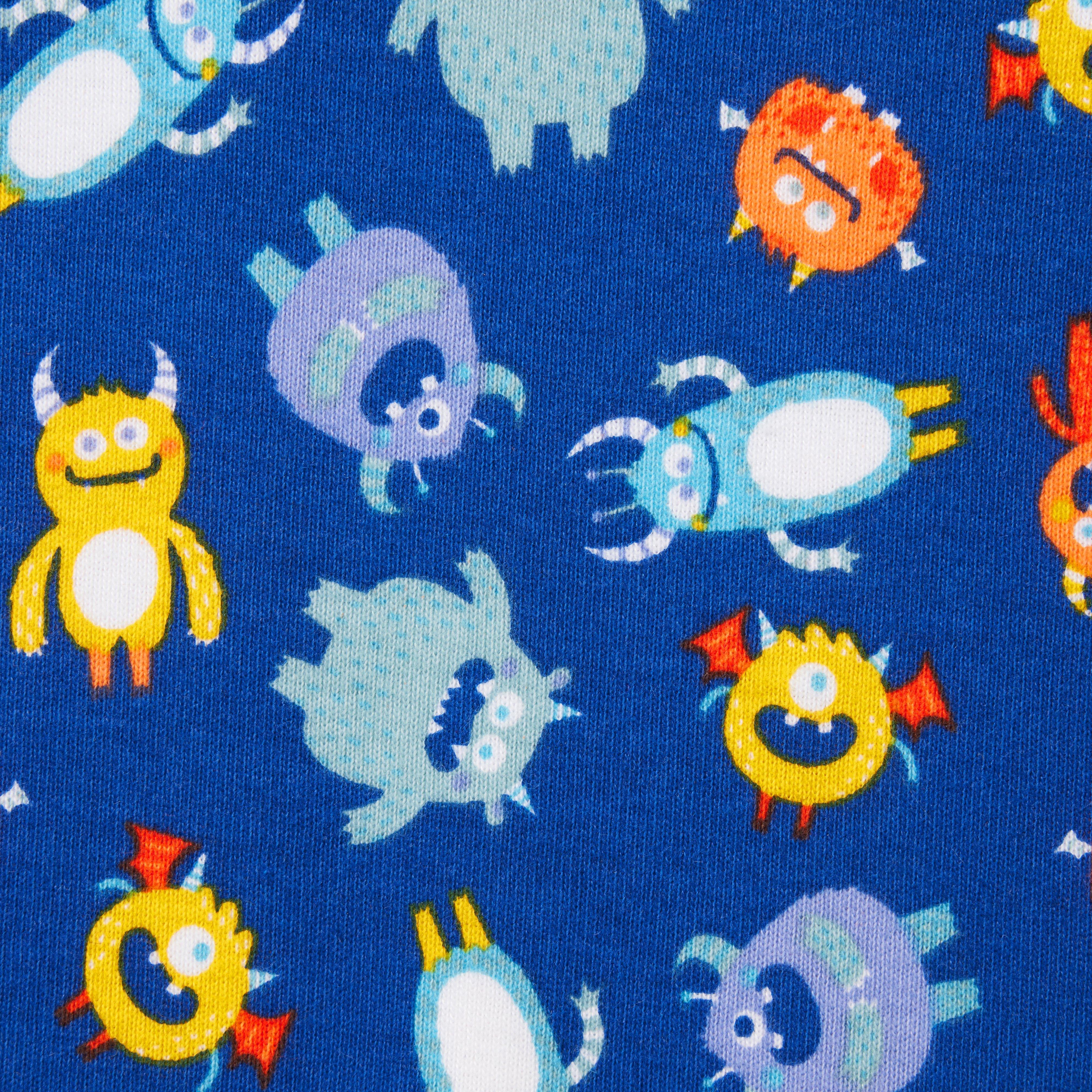 Good Night Short Pajama In Monster Friends image number 1